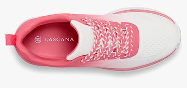 LASCANA Sneaker - weiß/pink