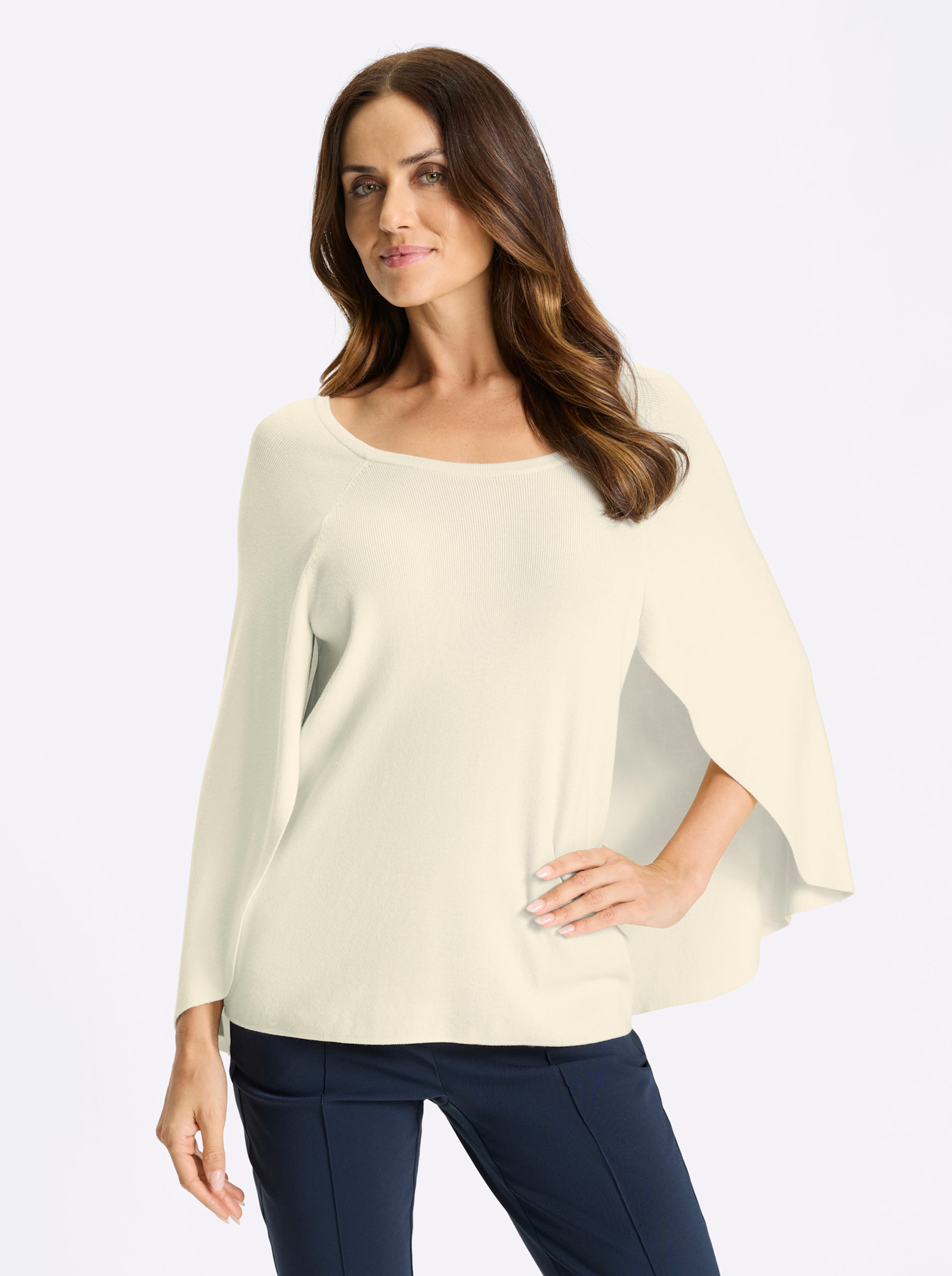 Champagner Feinstrickpullover - Bild 3