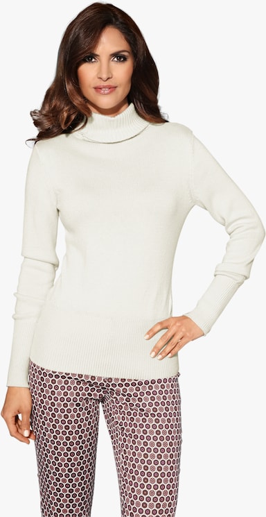 heine Pull col roulé - offwhite