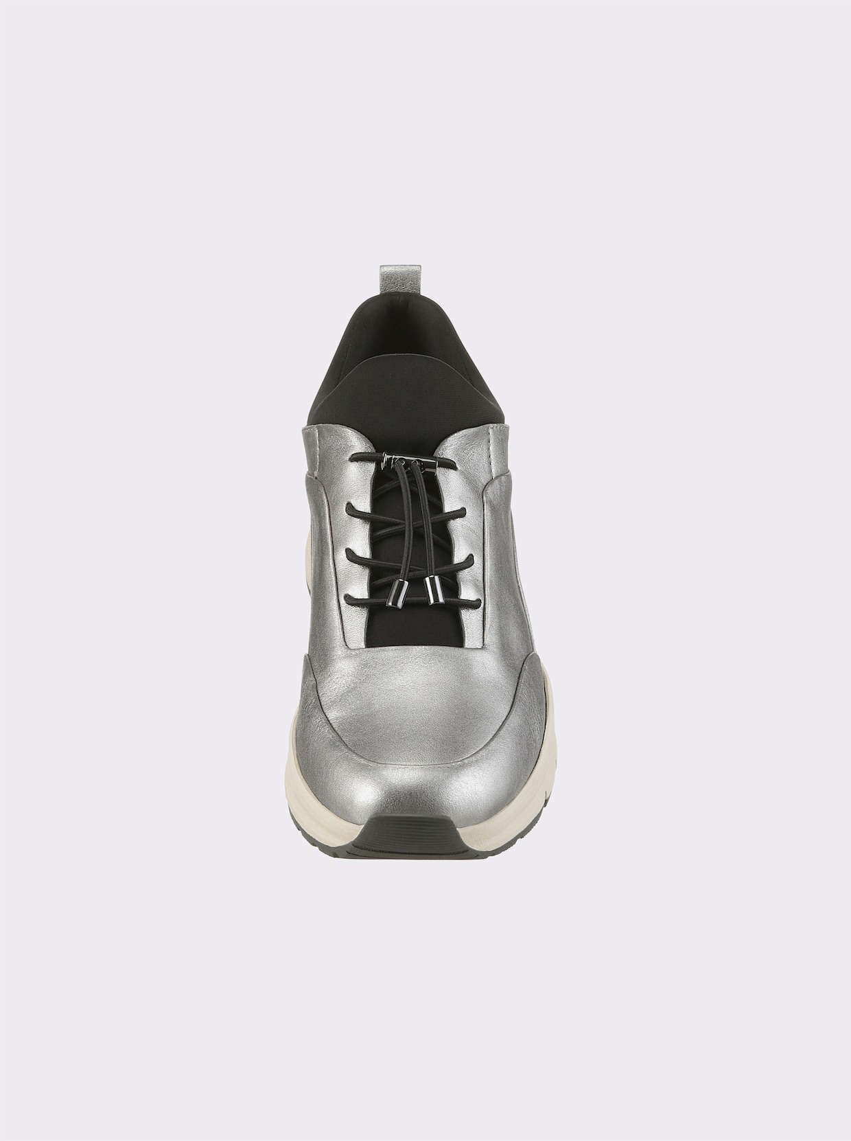 heine Sneaker - silberfarben-schwarz