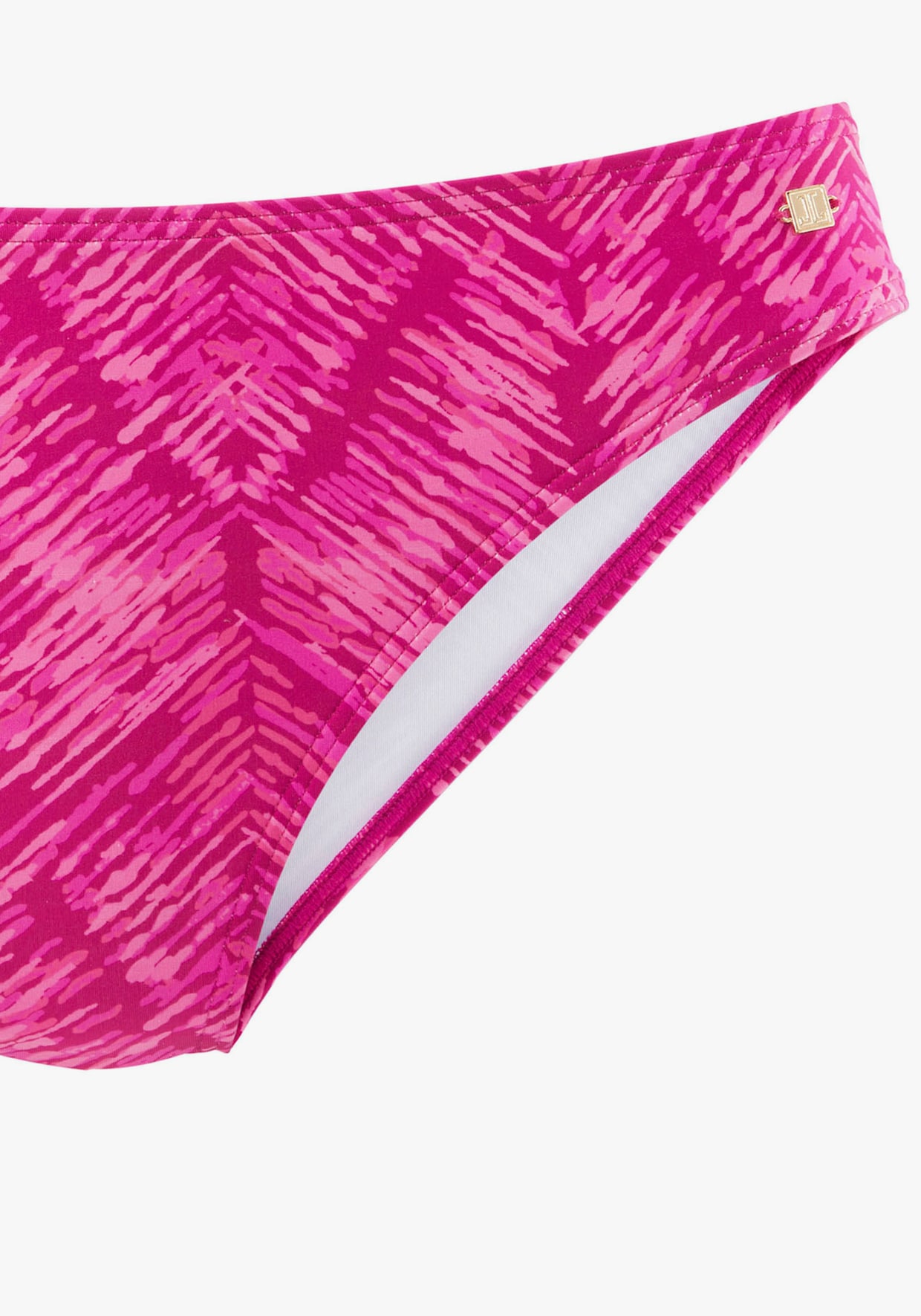 JETTE Bikinibroekje - bessenrood bedrukt