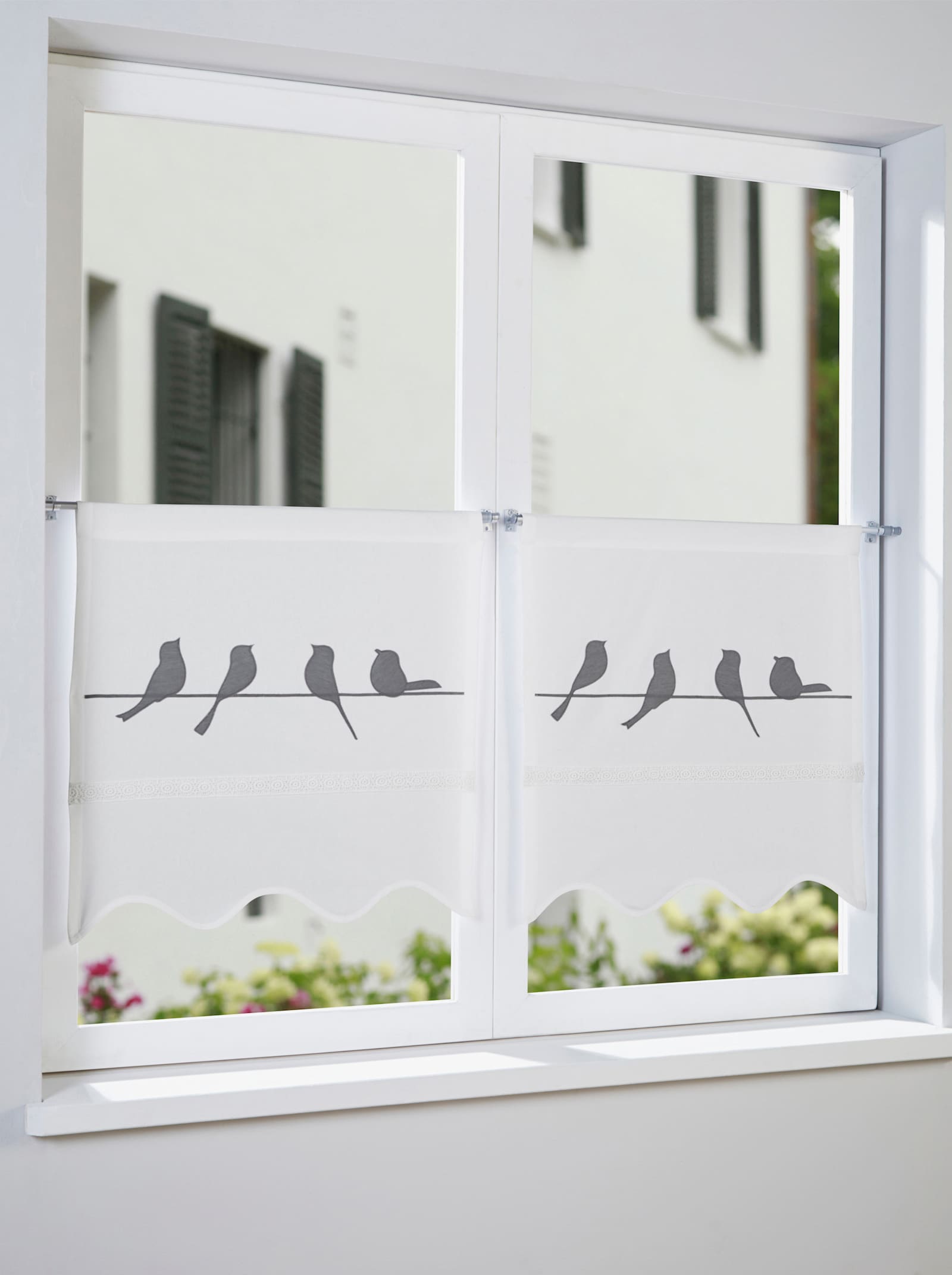 heine home Panneau - weiß-grau