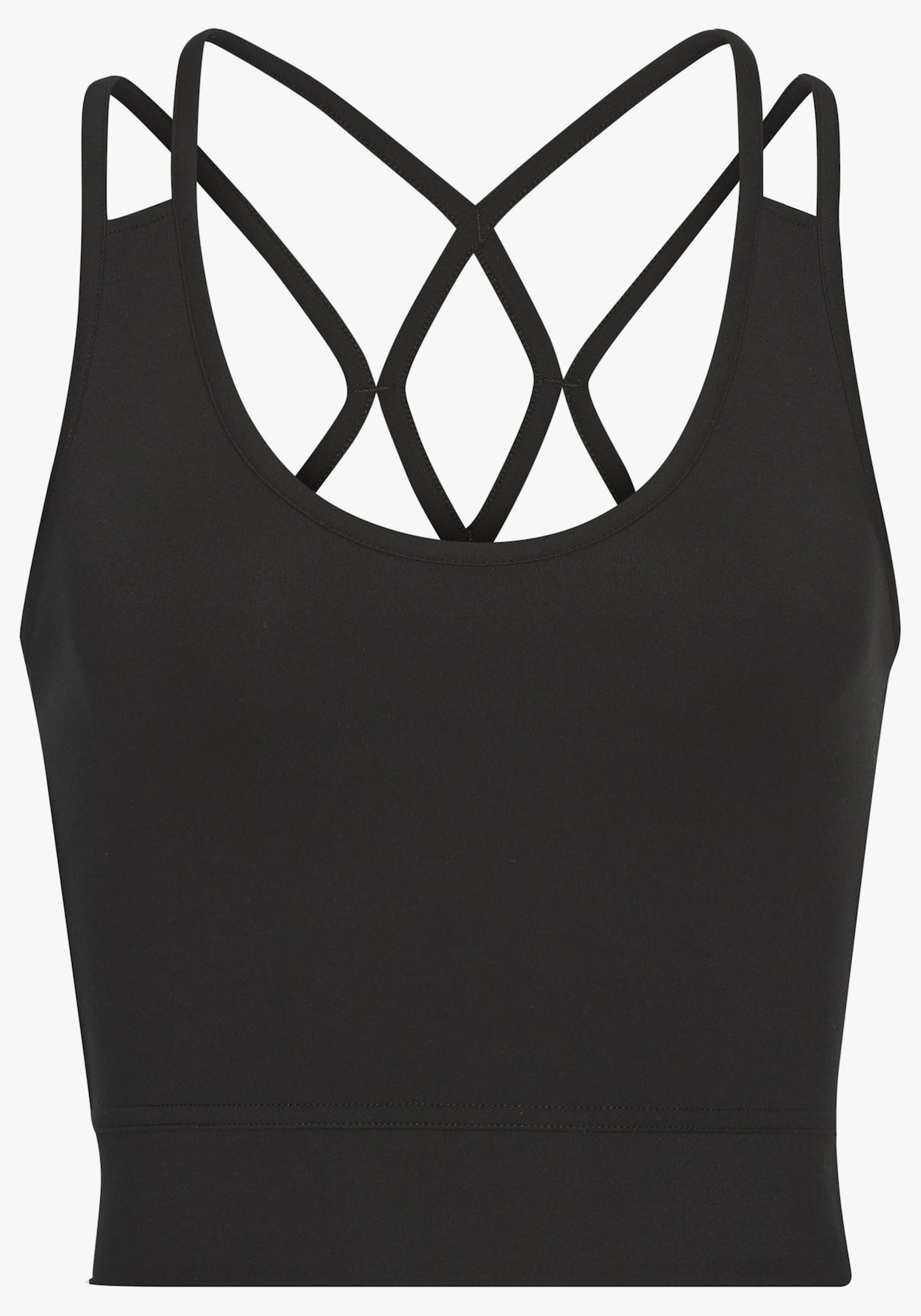 Korte top - zwart