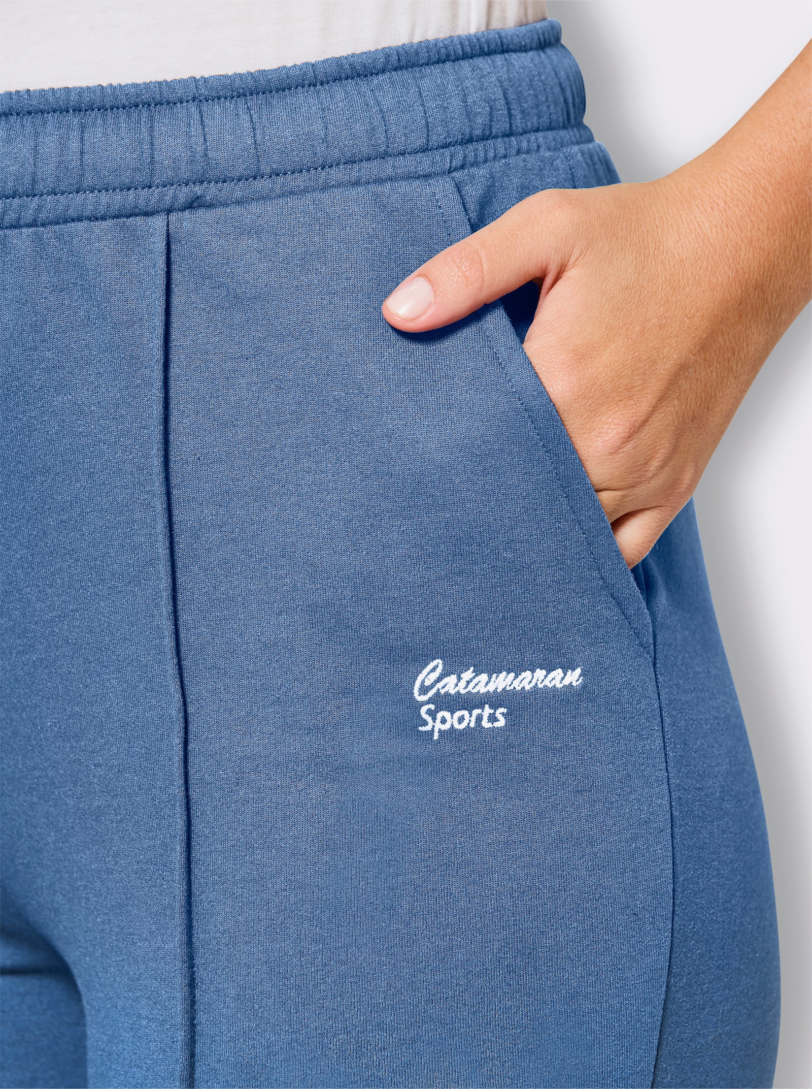 Catamaran Sports Freizeithose in leichter Sweat-Qualität - mittelblau