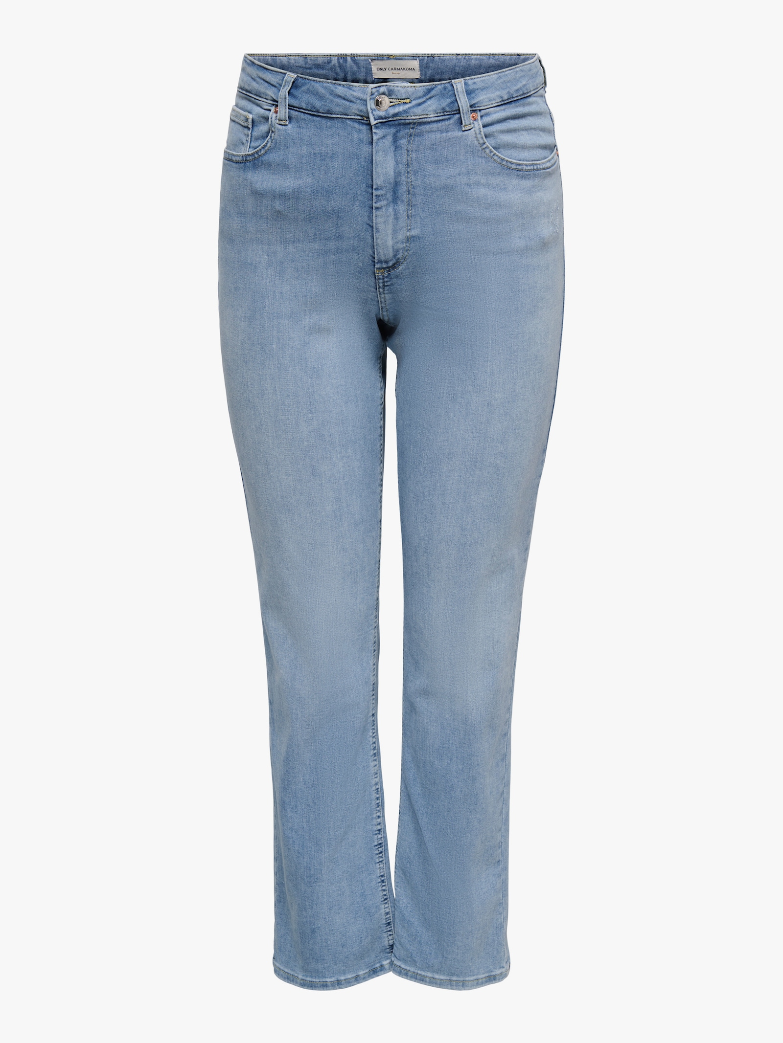 ONLY CARMAKOMA Straight-Jeans - light blue denim