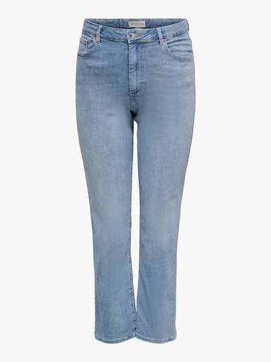 ONLY CARMAKOMA Straight-Jeans - light blue denim
