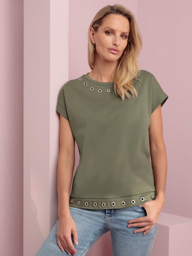 heine Kurzarmshirt - khaki