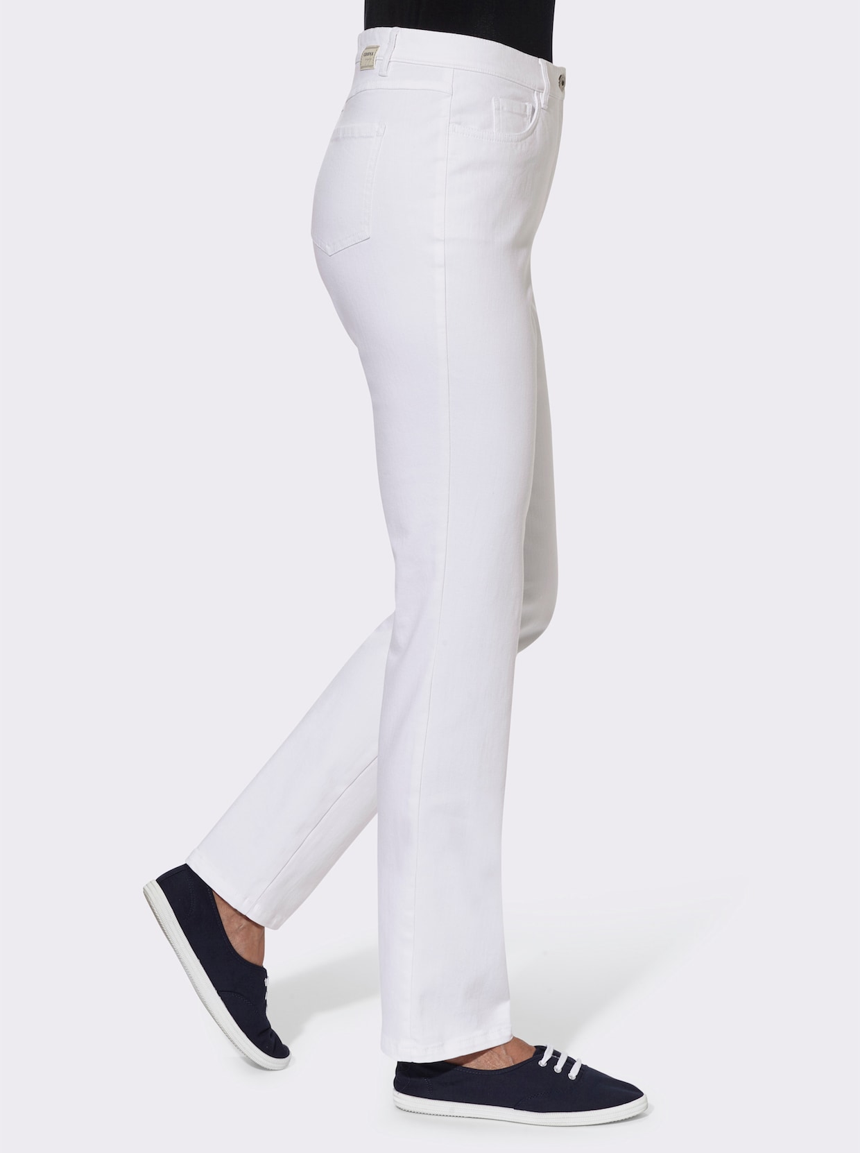 Cosma Pantalon 5 poches - blanc