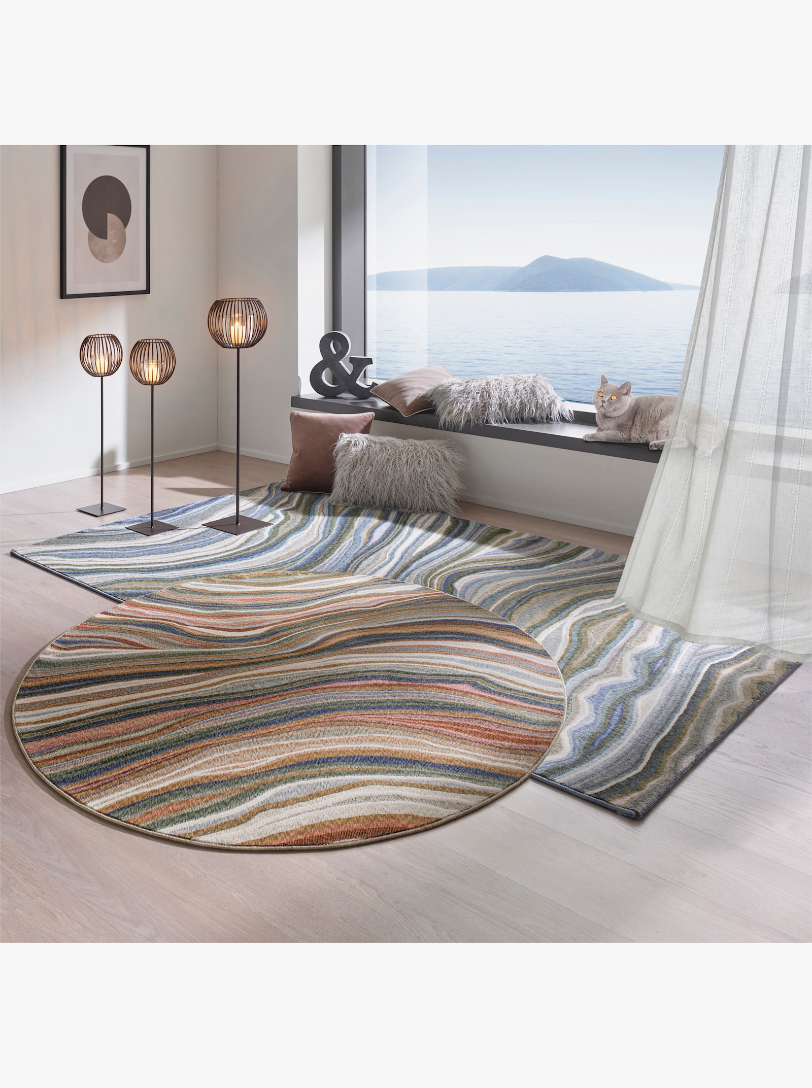 heine home Windlicht - schwarzbraun