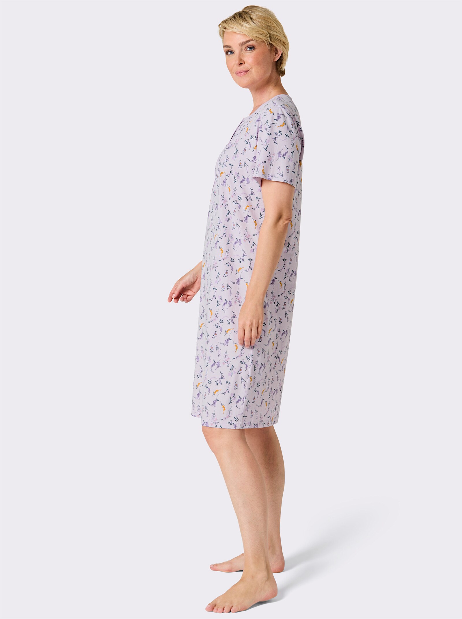 Comtessa Nachthemd - rosé-bedruckt