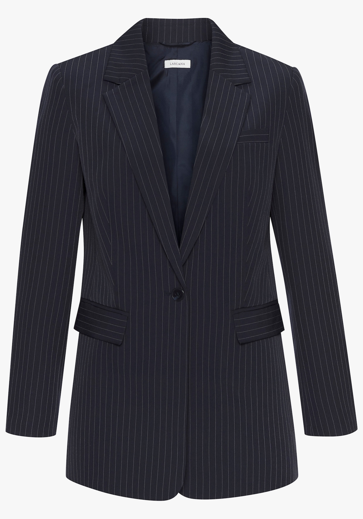 LASCANA Jackblazer - marine/crème gestreept
