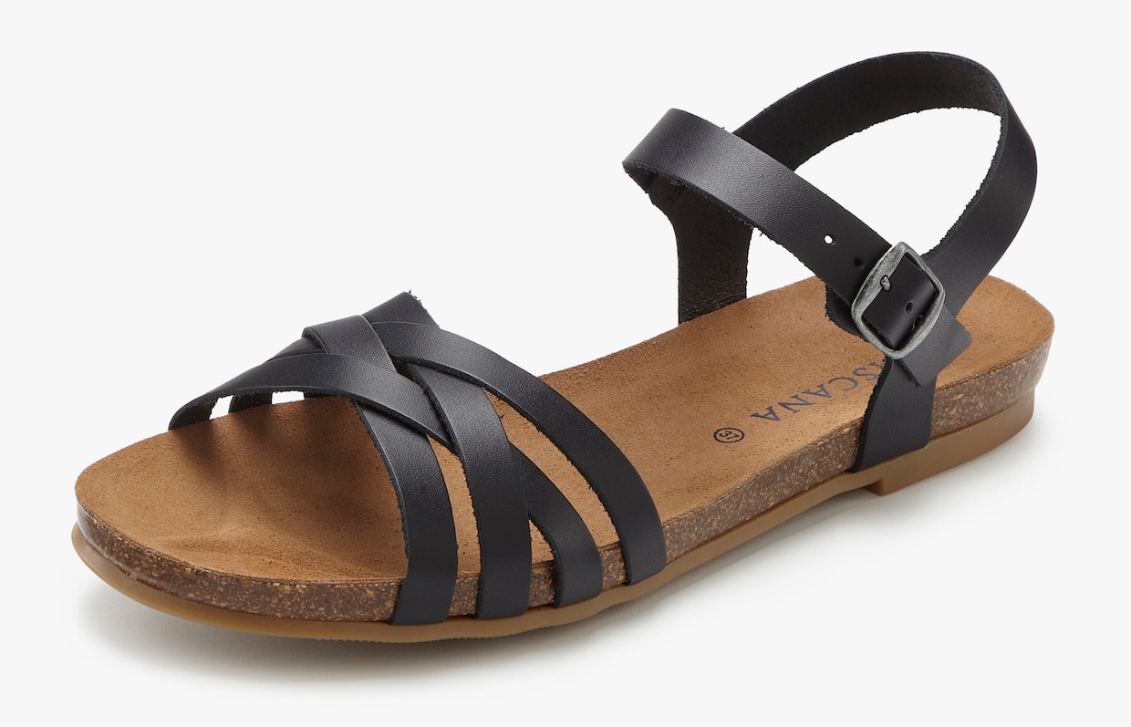 LASCANA Sandalen - zwart