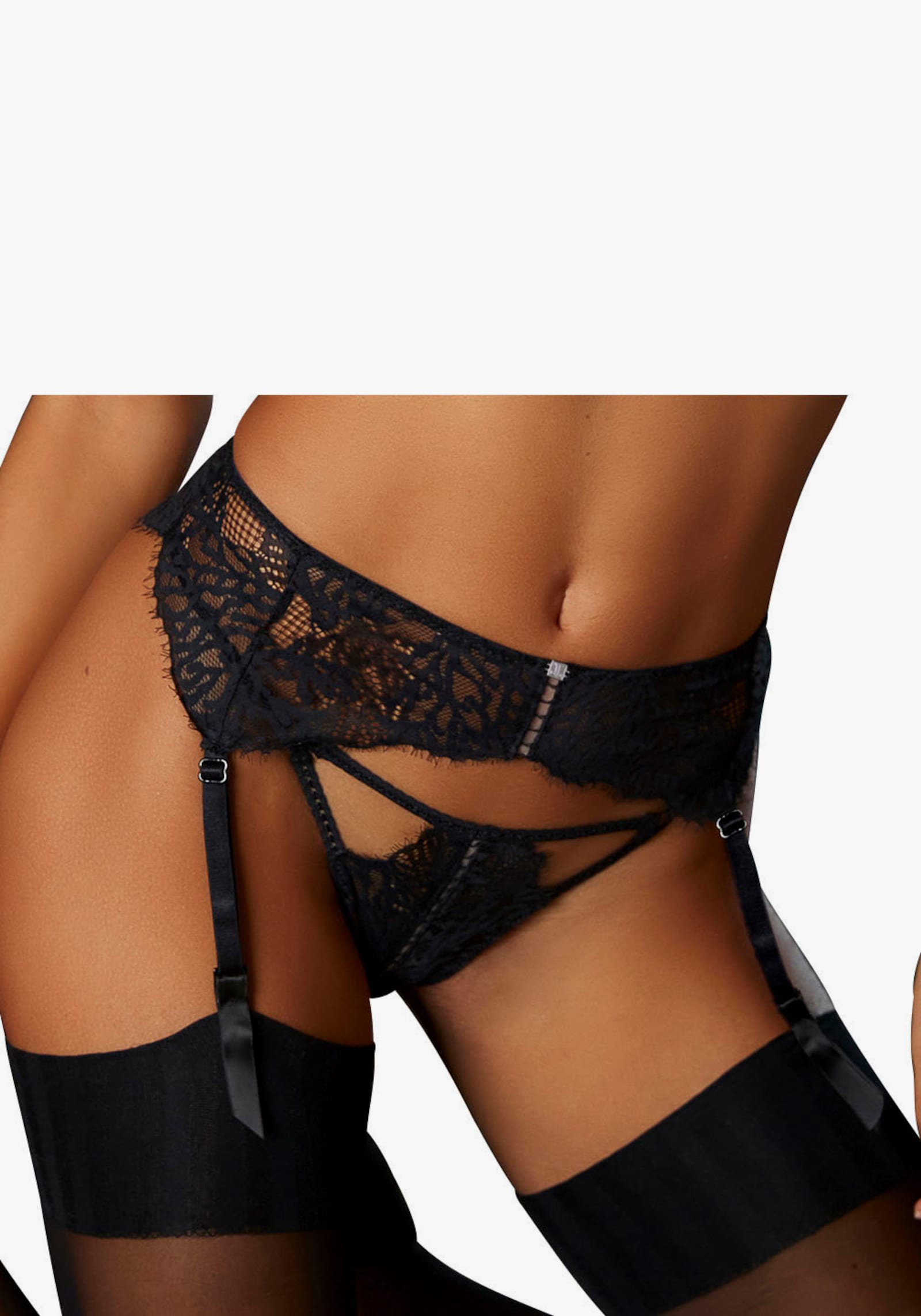 JETTE Strapsgürtel - schwarz