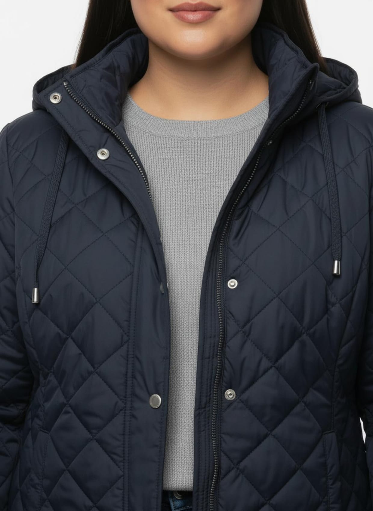 Winterjacke - marine