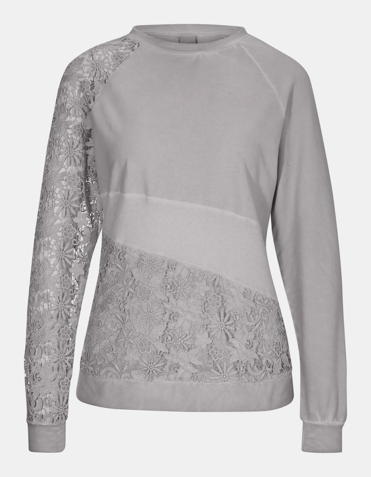 Linea Tesini Sweatshirt - lichtgrijs/offwhite