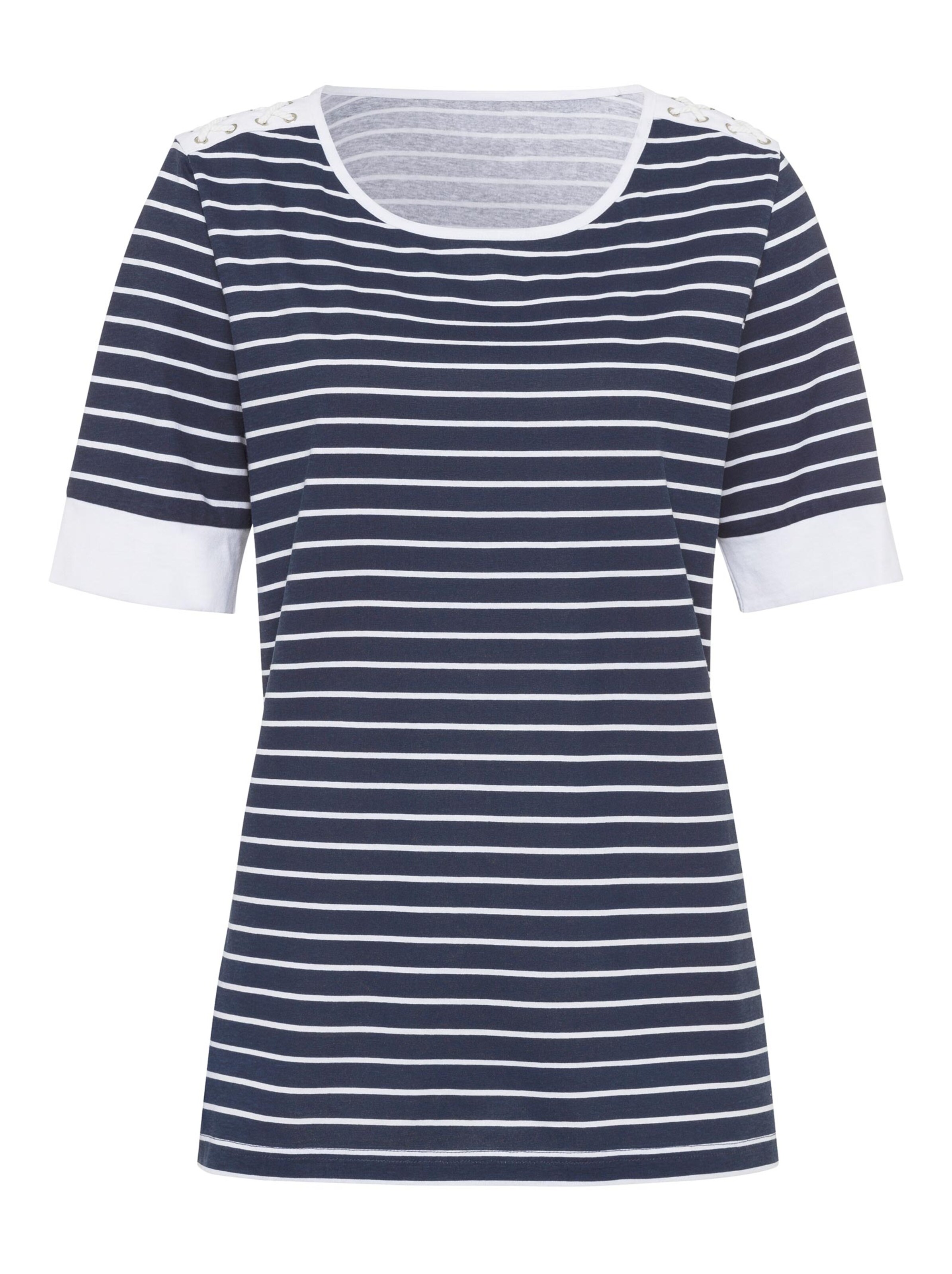 Shirt - marine-geringelt