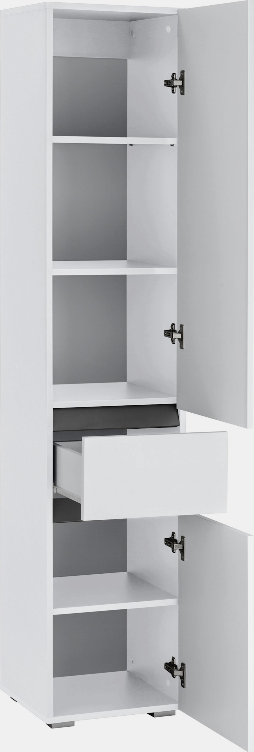 Home affaire Hochschrank - weiß/weiß