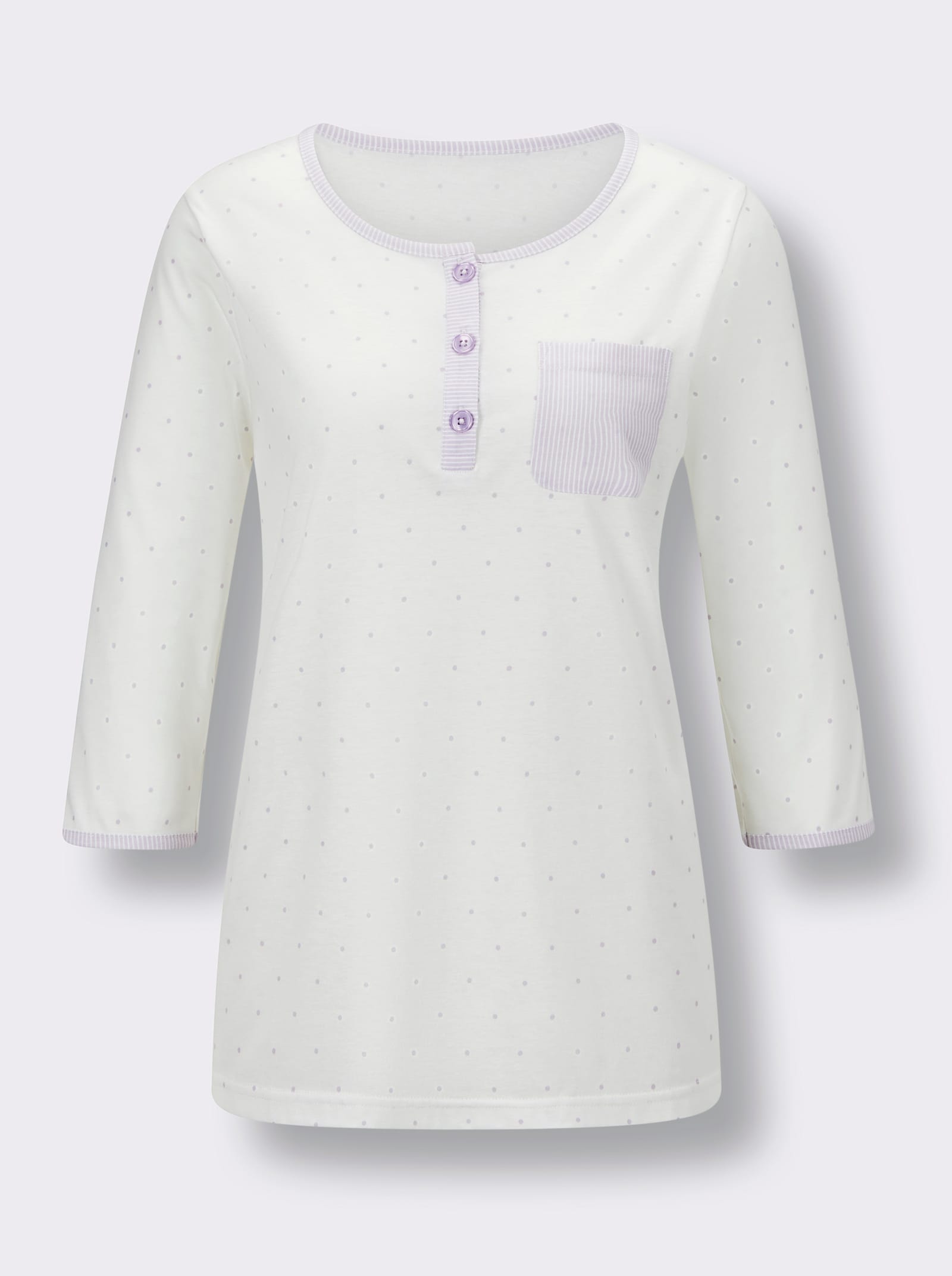 wäschepur Pyžamo - ecru-šeříková