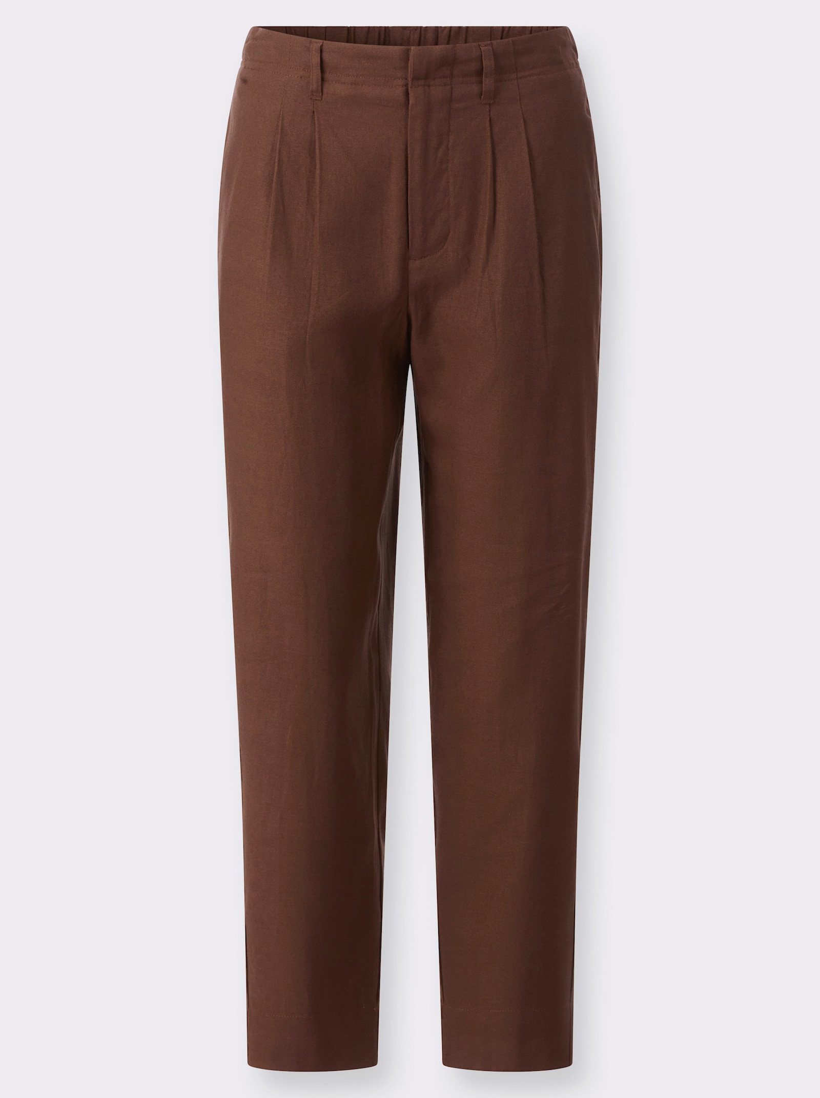 heine 7/8-Hose mit Gummizug hinten - schoko