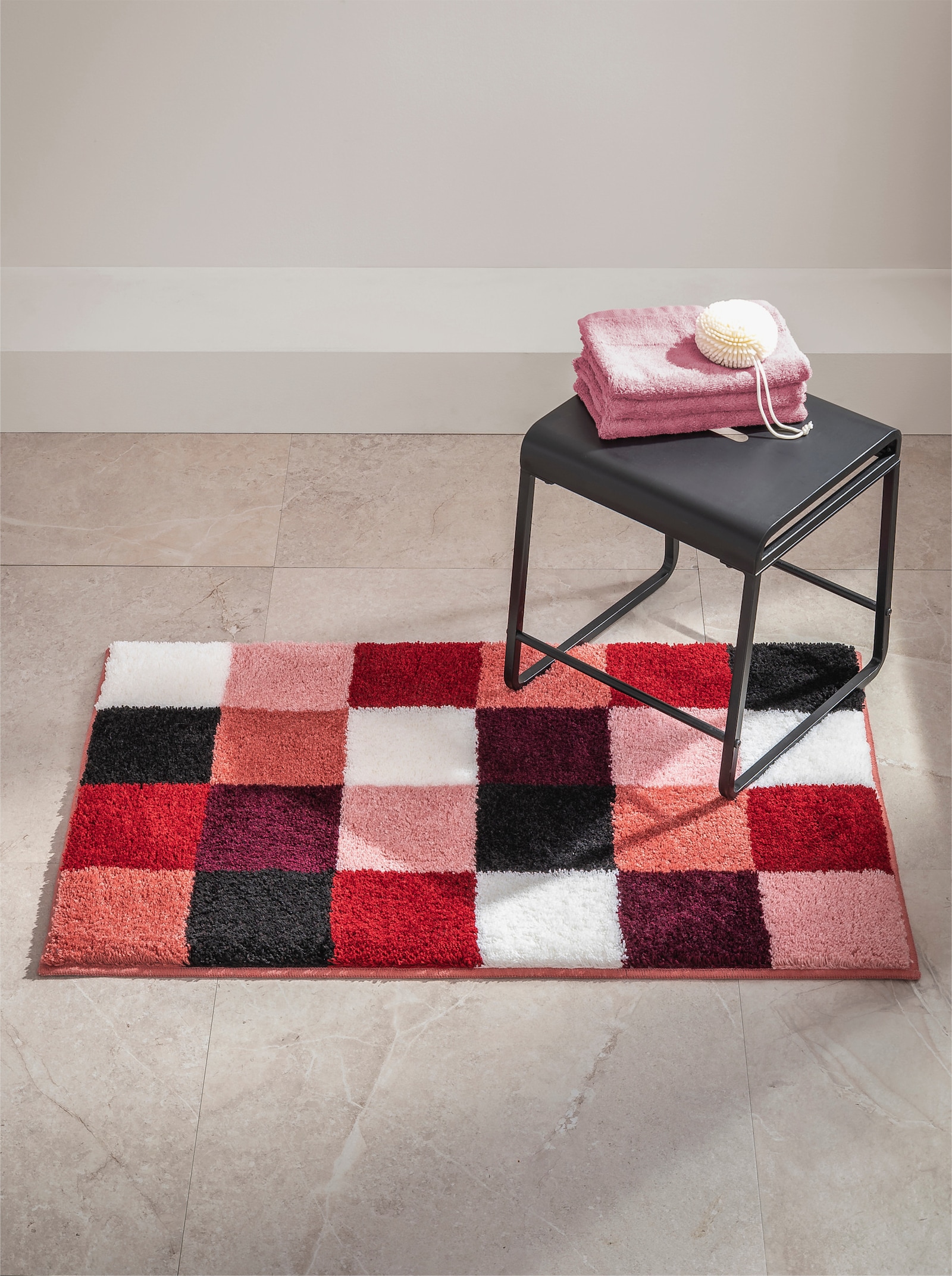 Grund Tapis de bain - mûre-rose