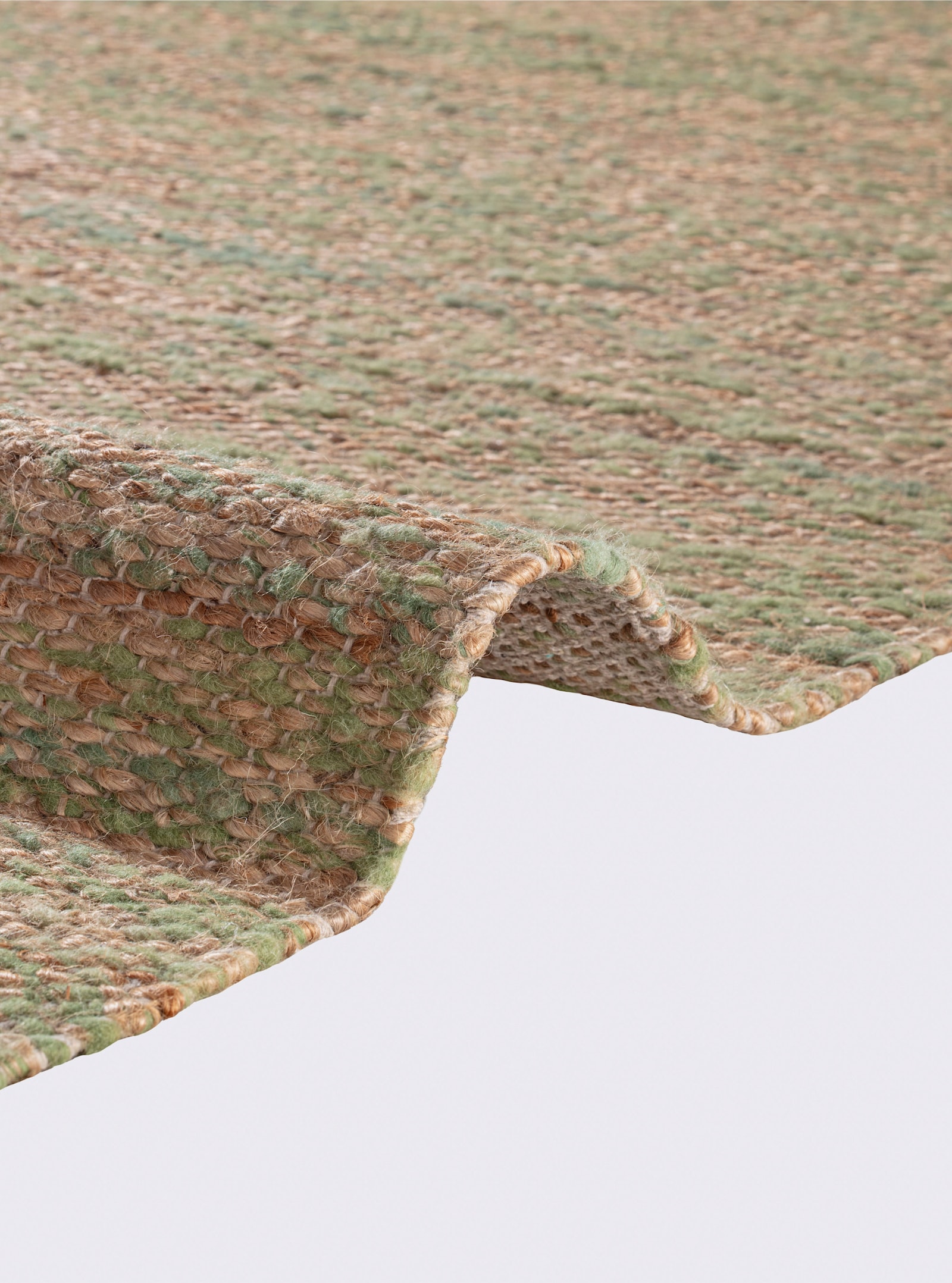 heine home Teppich - grün-meliert