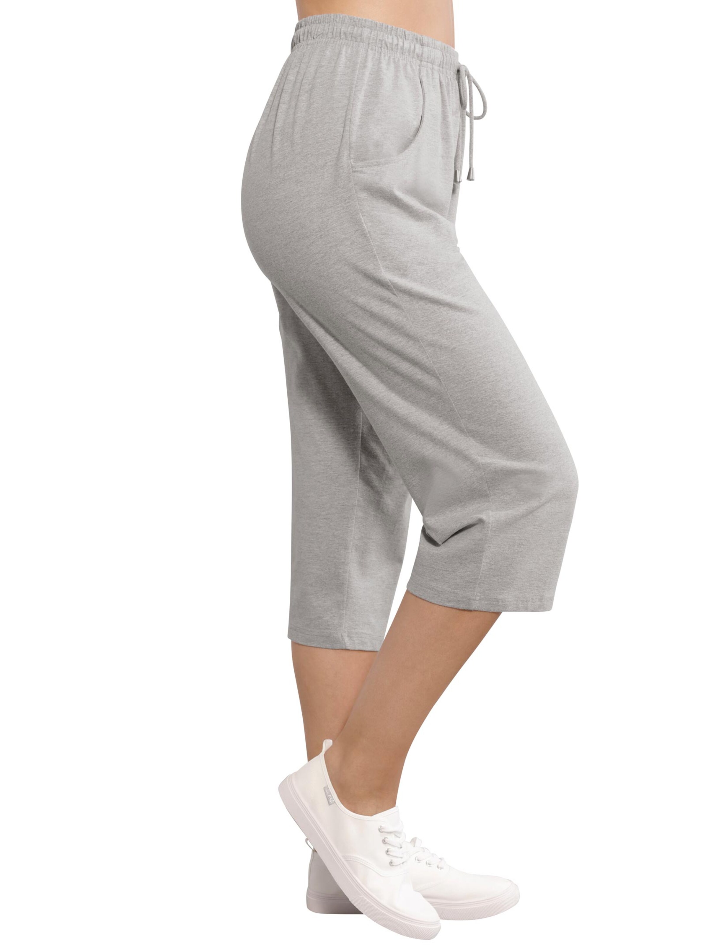 Capri-Freizeithose - grau