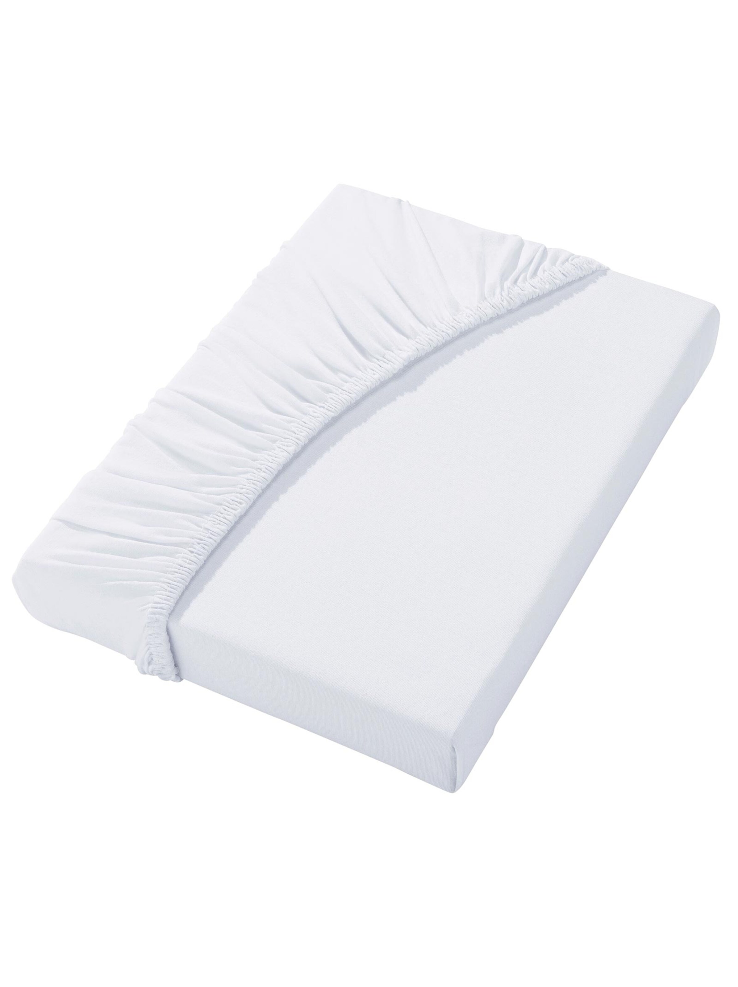 Spannbetttuch - weiß