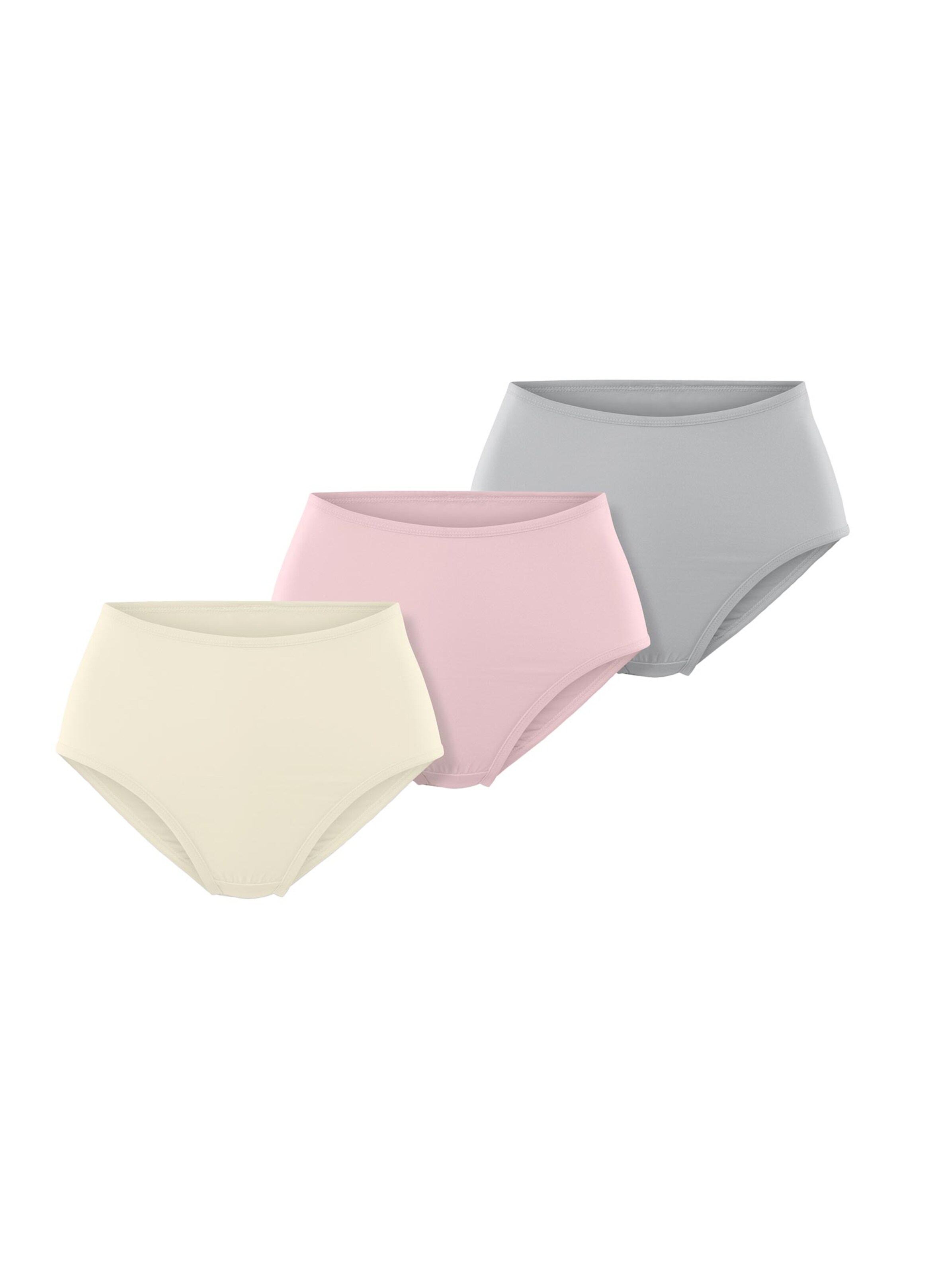 Taillenslip - silberfarben + rosé + champagner