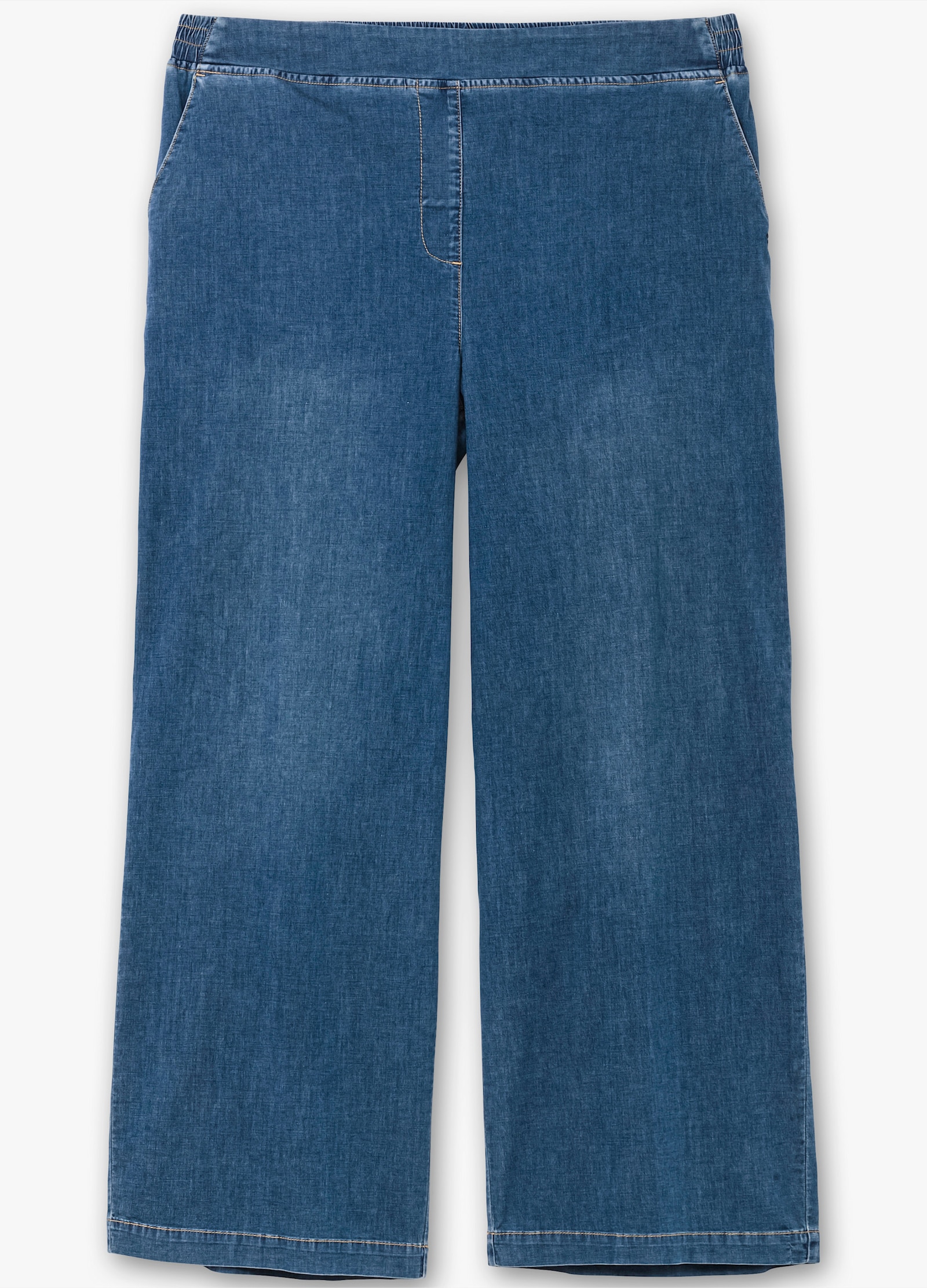 sheego Schlupfjeans in weiter Form - blue denim