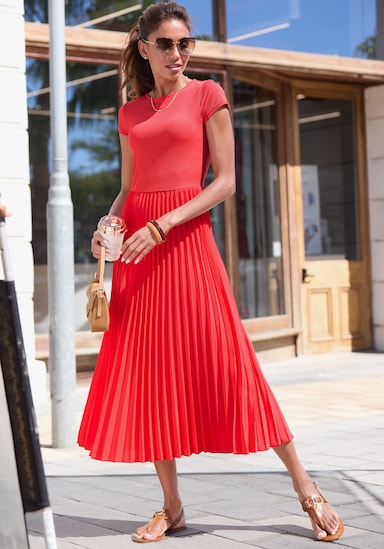 LASCANA Midikleid - rot
