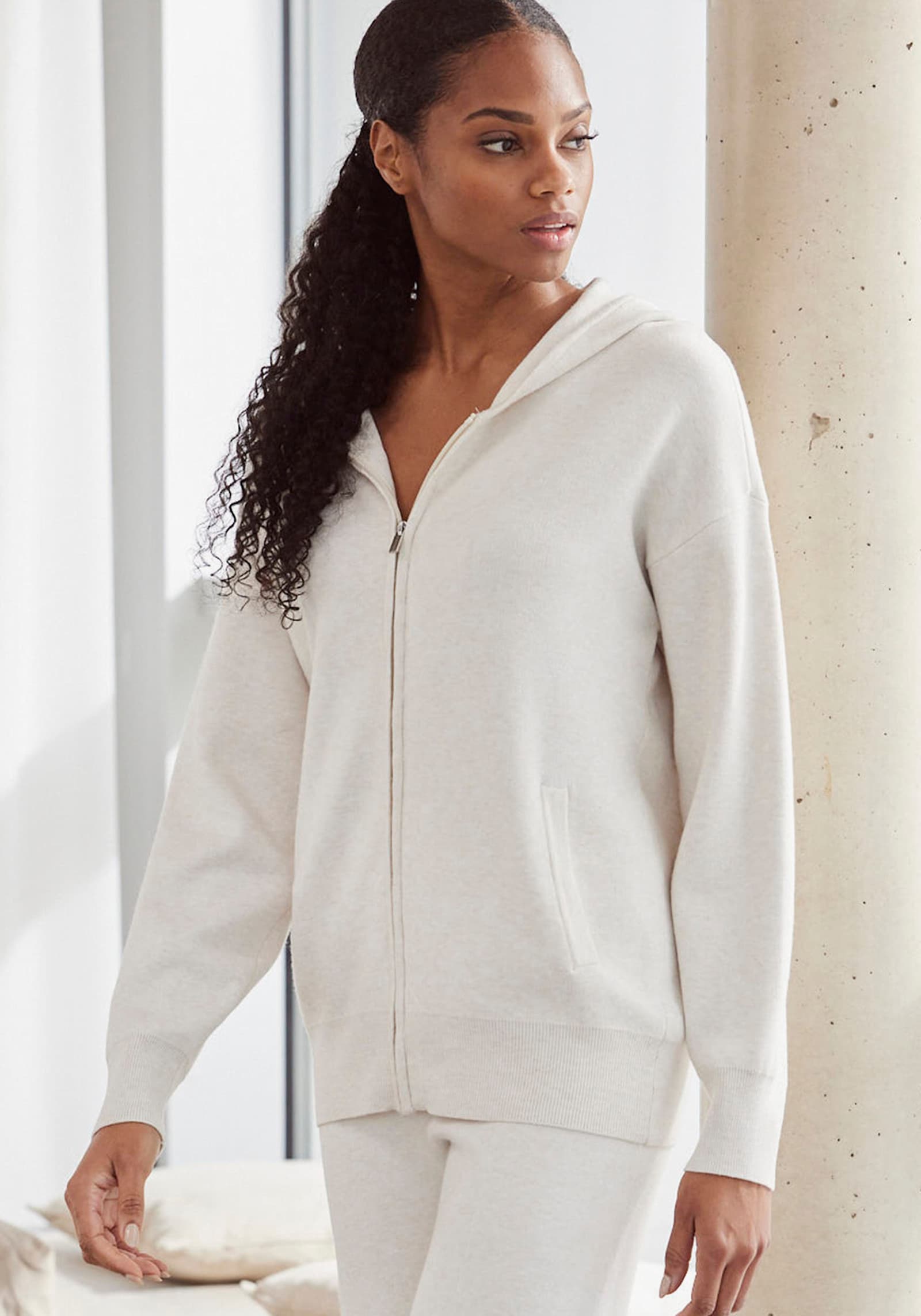 Elbsand Vest - wolwit