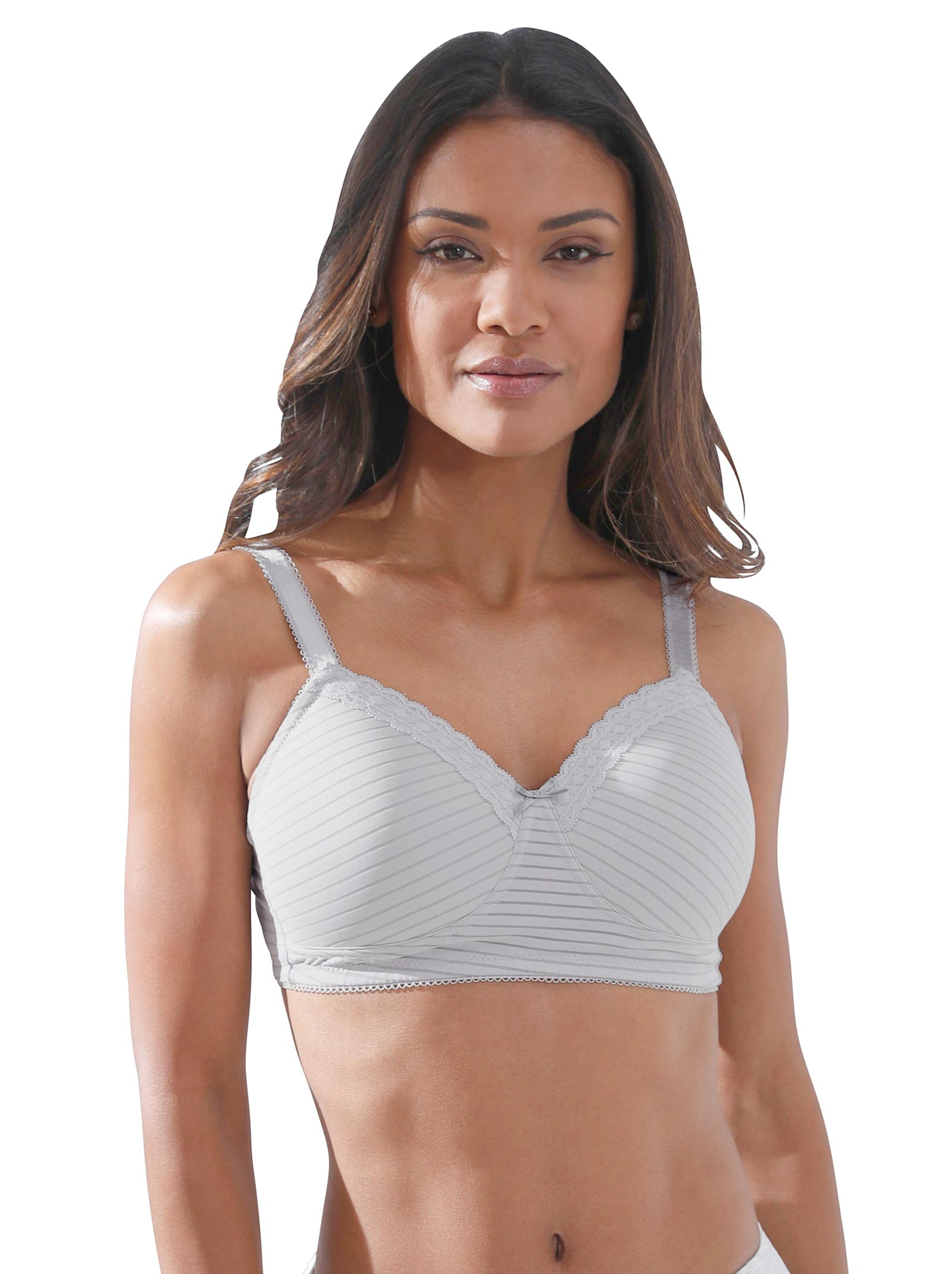 Schalen-BH ohne Bügel - silberfarben