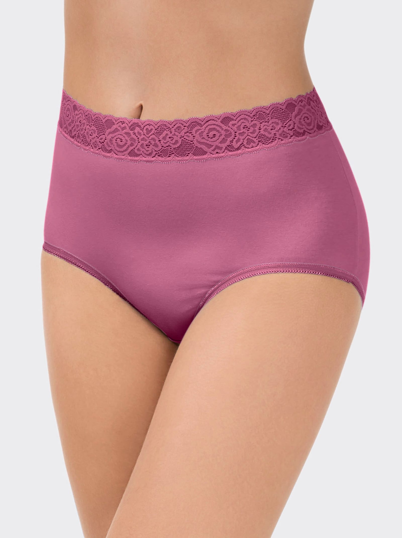 wäschepur Tailleslip met elastisch kant - op kleur gesorteerd