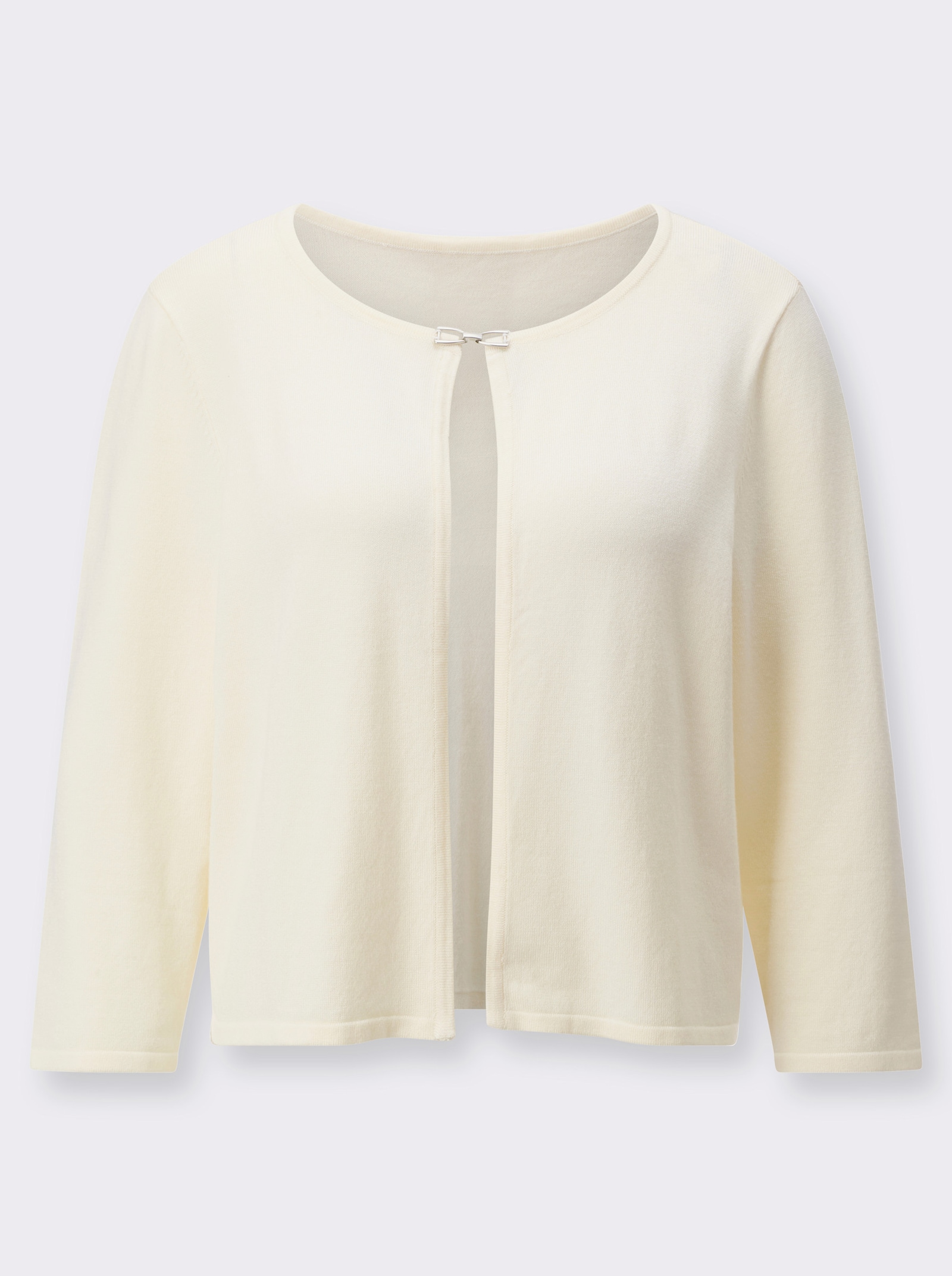 Bolero mit Zierspange - champagner