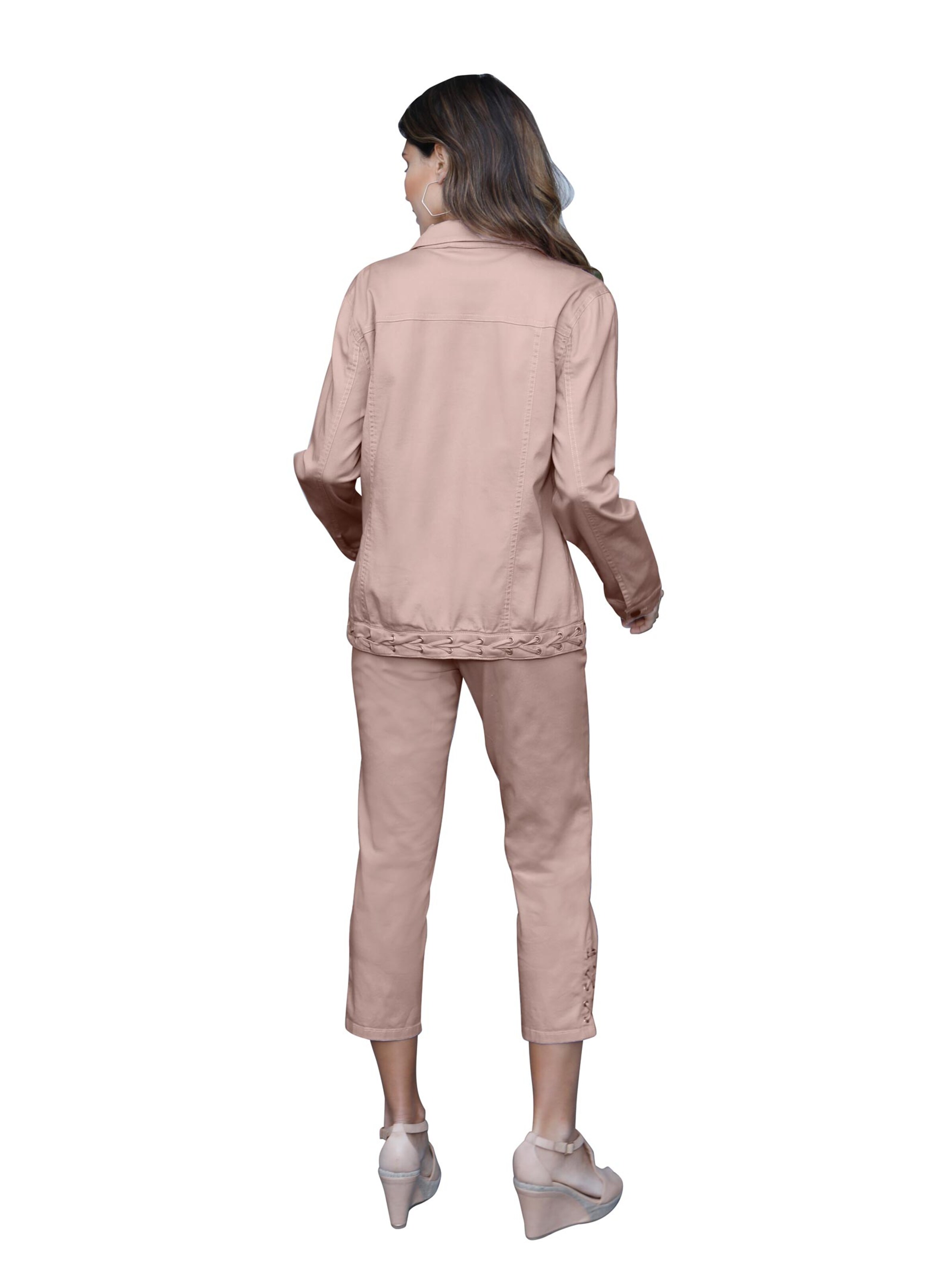 Jeans-Jacke - rosé
