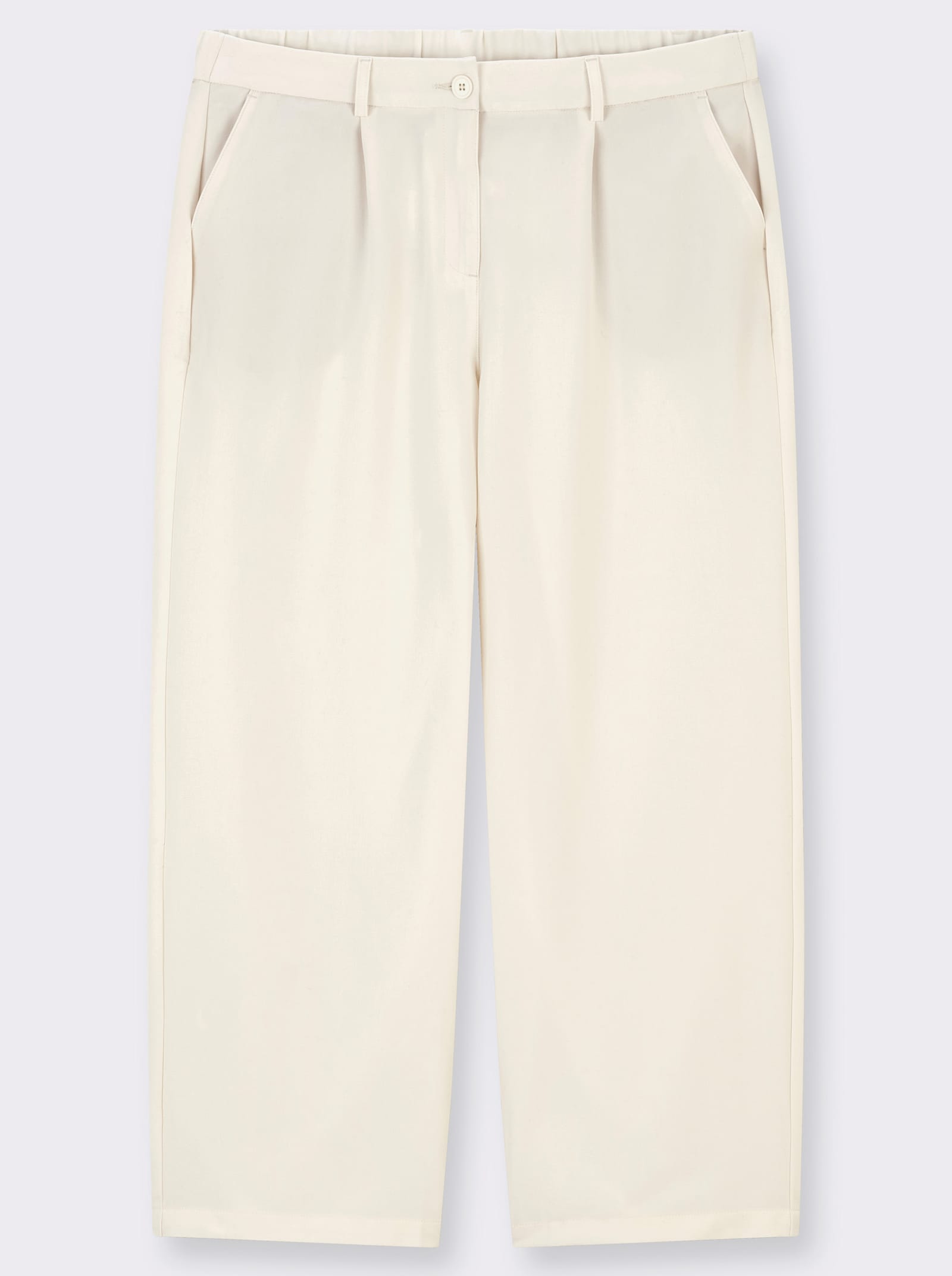 Marlene-Hose mit rückwärtigem Dehnbund - champagner