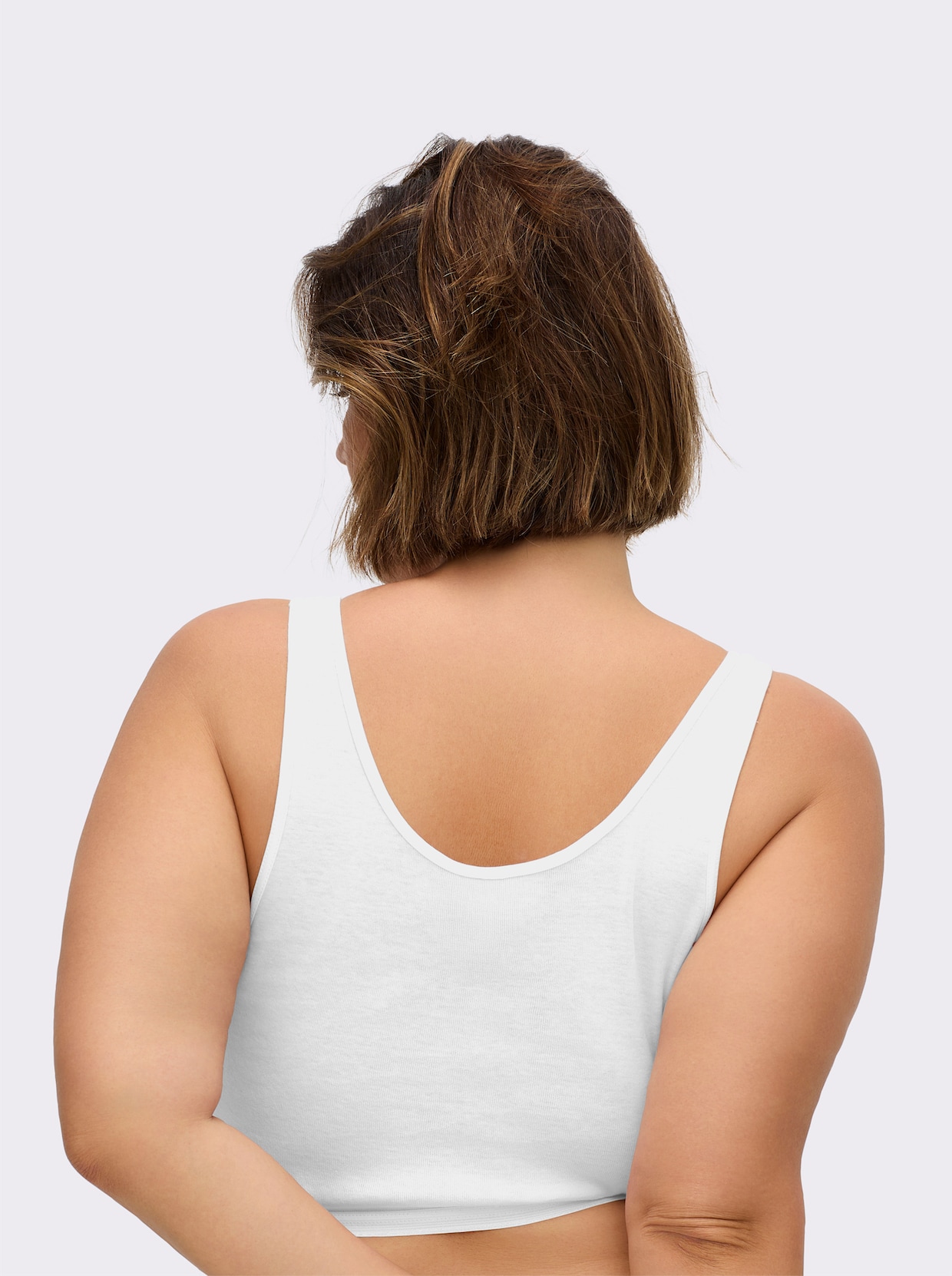 Speidel Bustier ohne Seitennähte - 3 Stück weiß