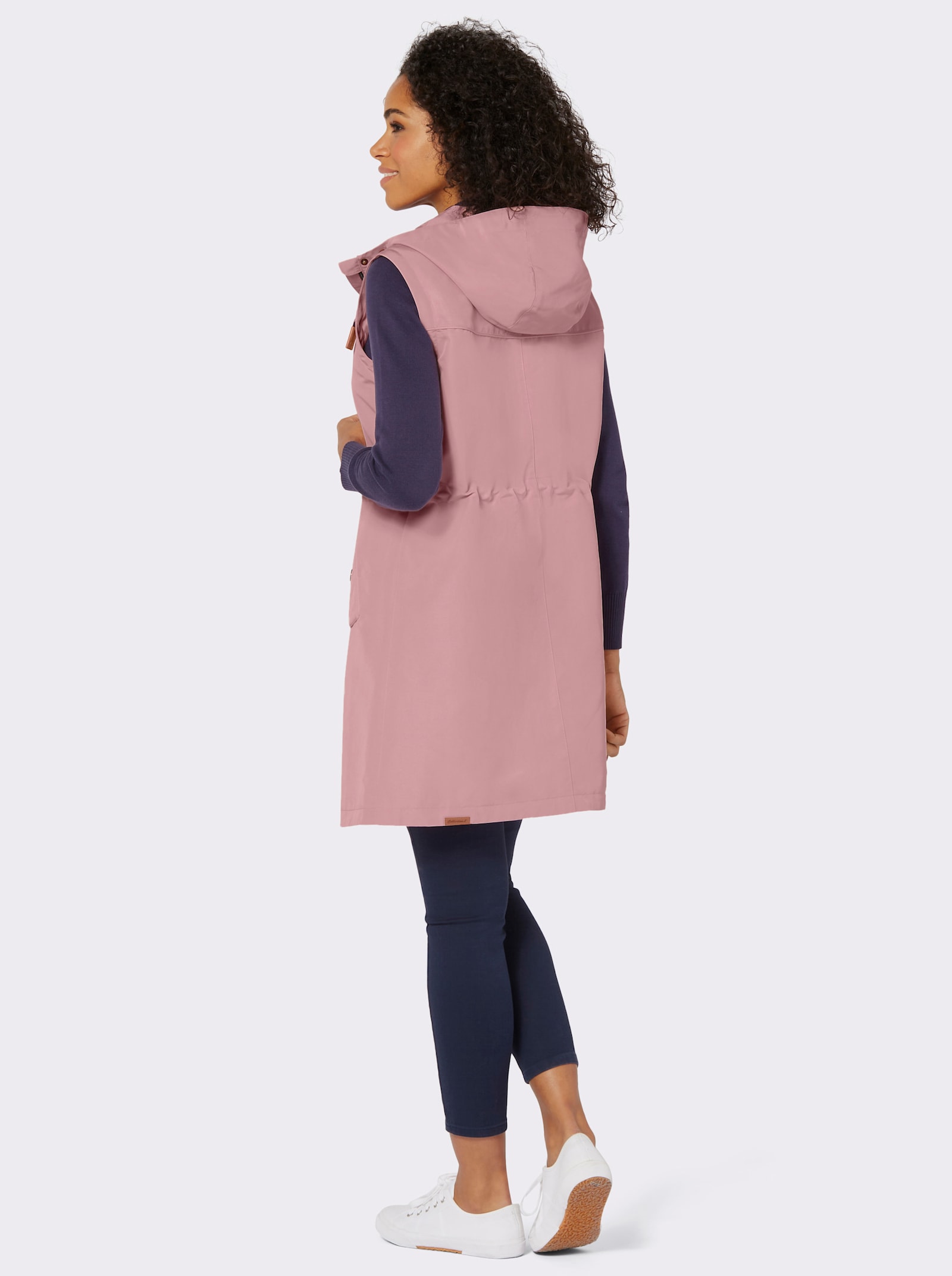 2-in-1-Jacke mit abzippbaren Ärmeln - rosenquarz