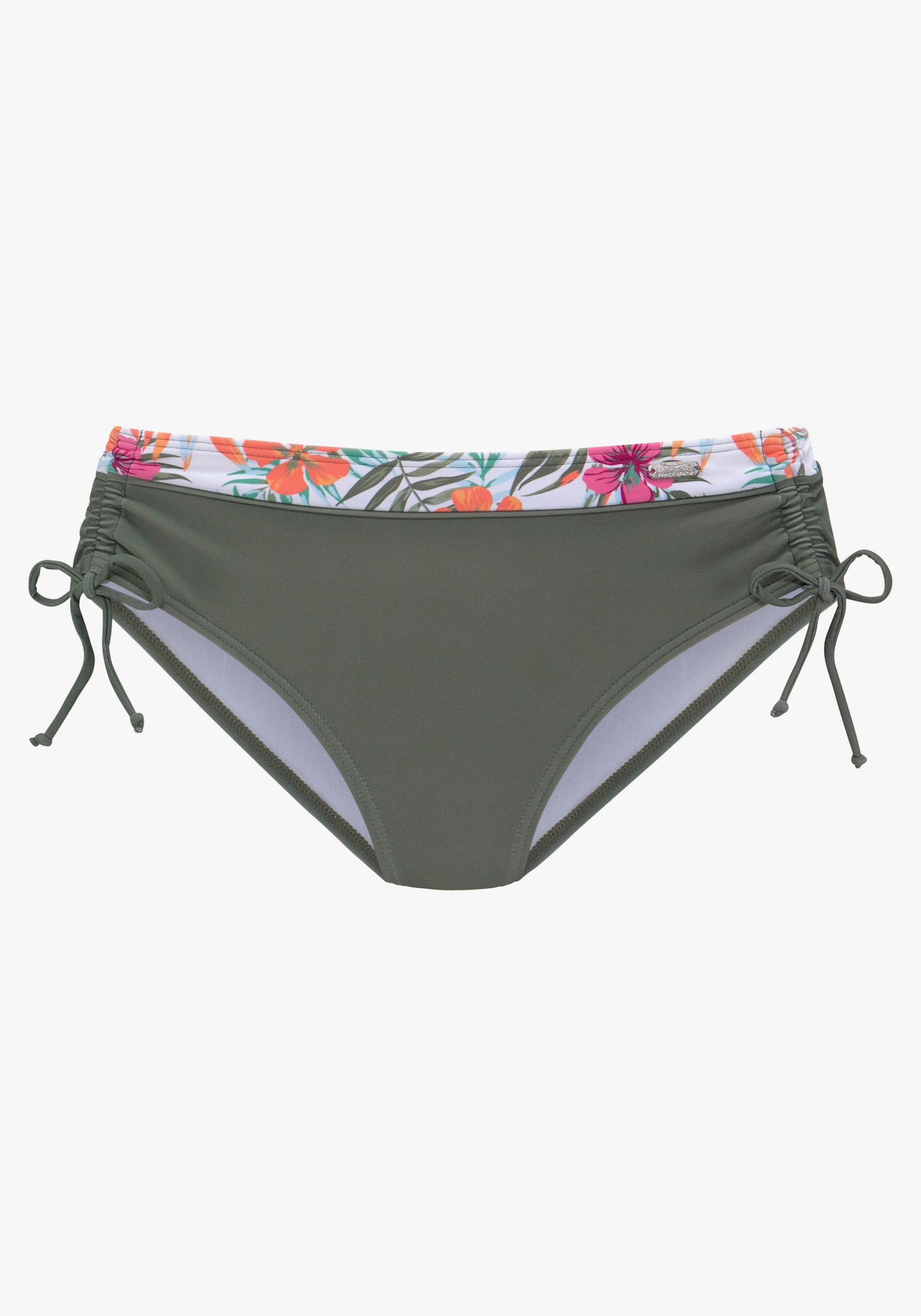 Venice Beach Bikini-Hose - weiß bedruckt