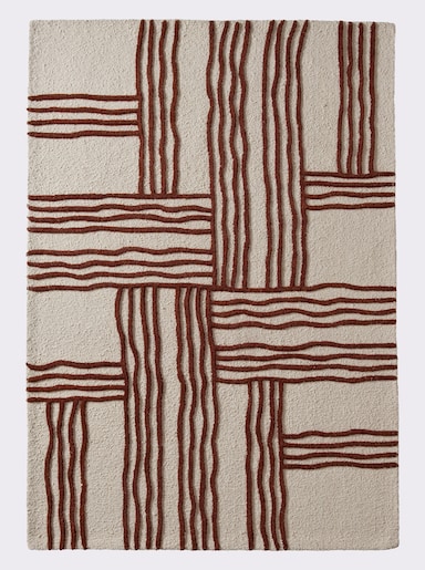 heine home Teppich - ecru-braun