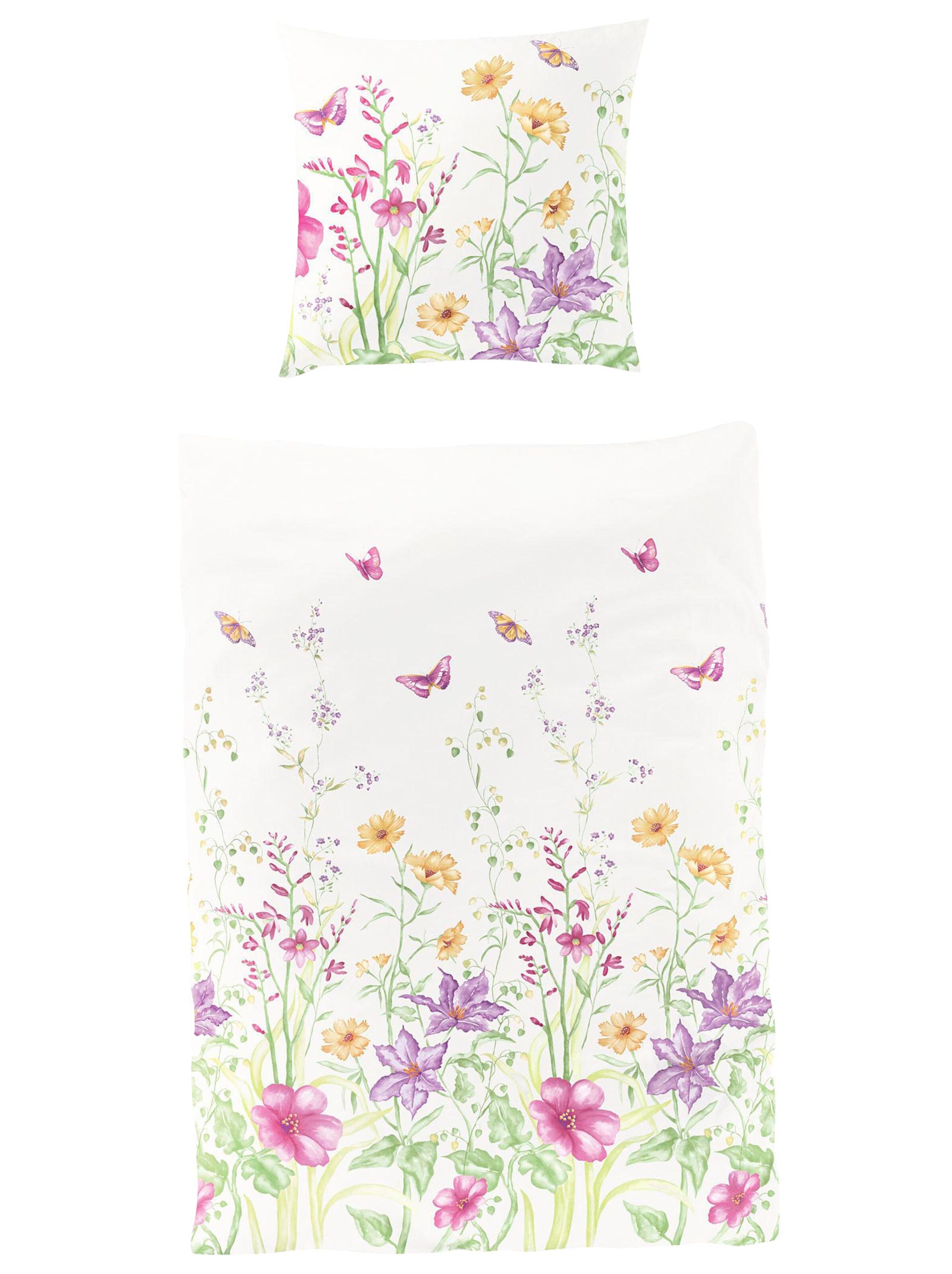 Bierbaum Bettwäsche - weiß-bunt