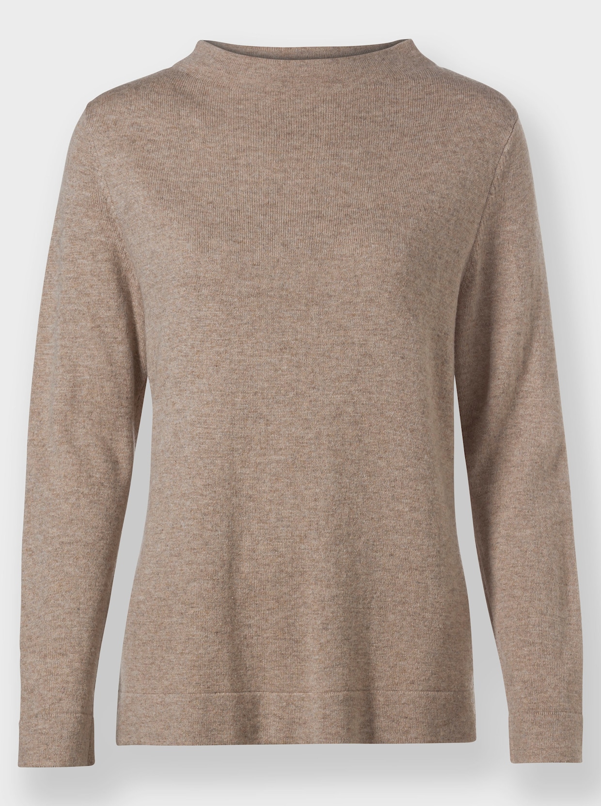 Pullover met lange mouwen - sesam gemêleerd