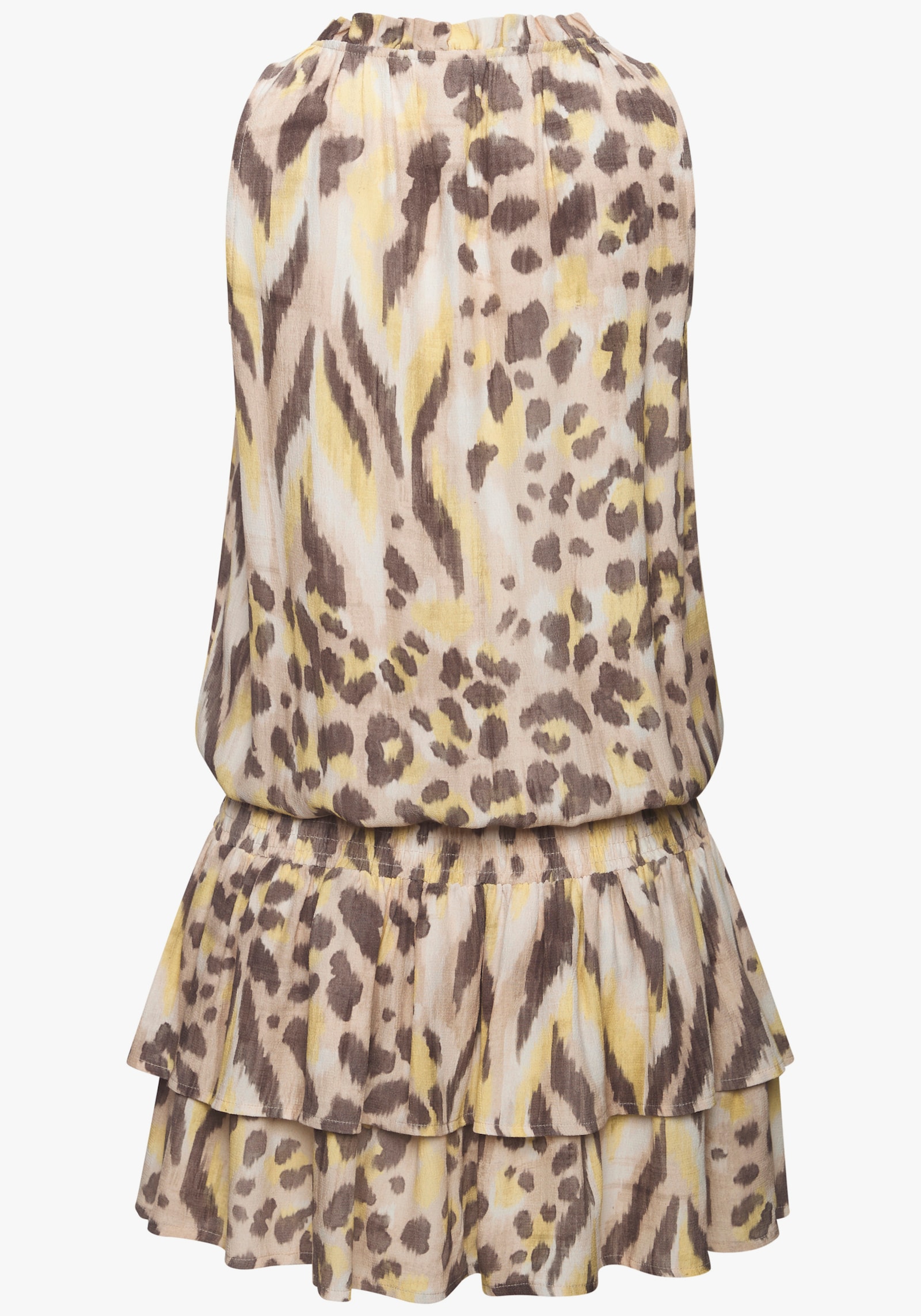 LASCANA Sommerkleid - sand-taupe bedruckt