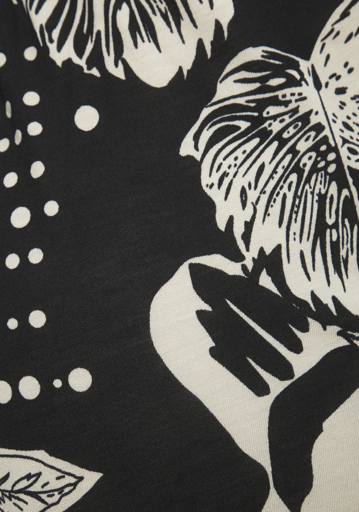 Vivance Palazzohose - schwarz-creme bedruckt