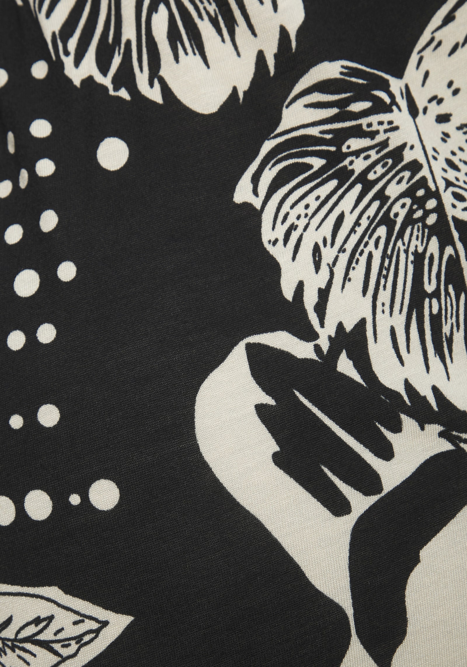 Vivance Palazzohose - schwarz-creme bedruckt