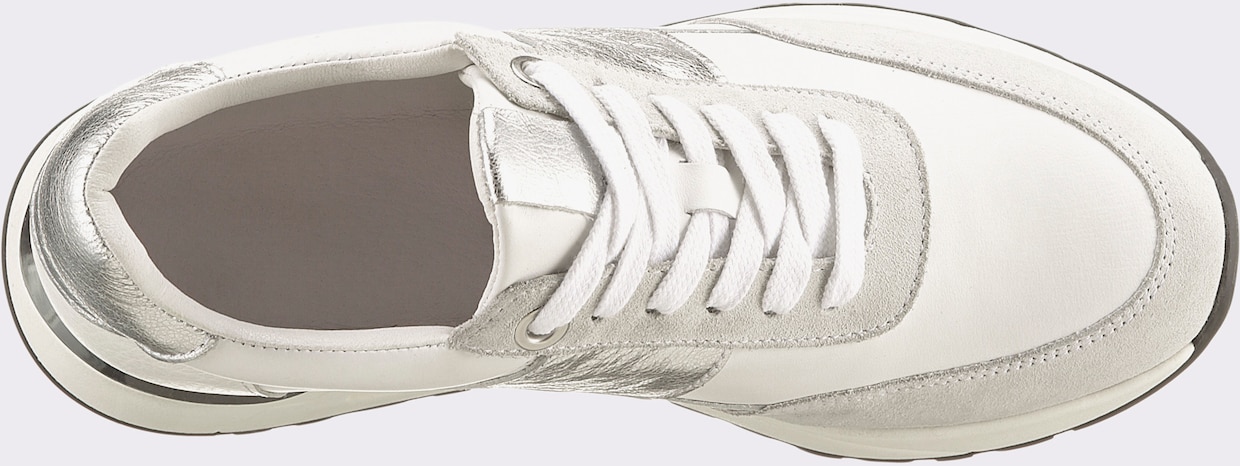 heine Sneaker - weiss-silberfarben