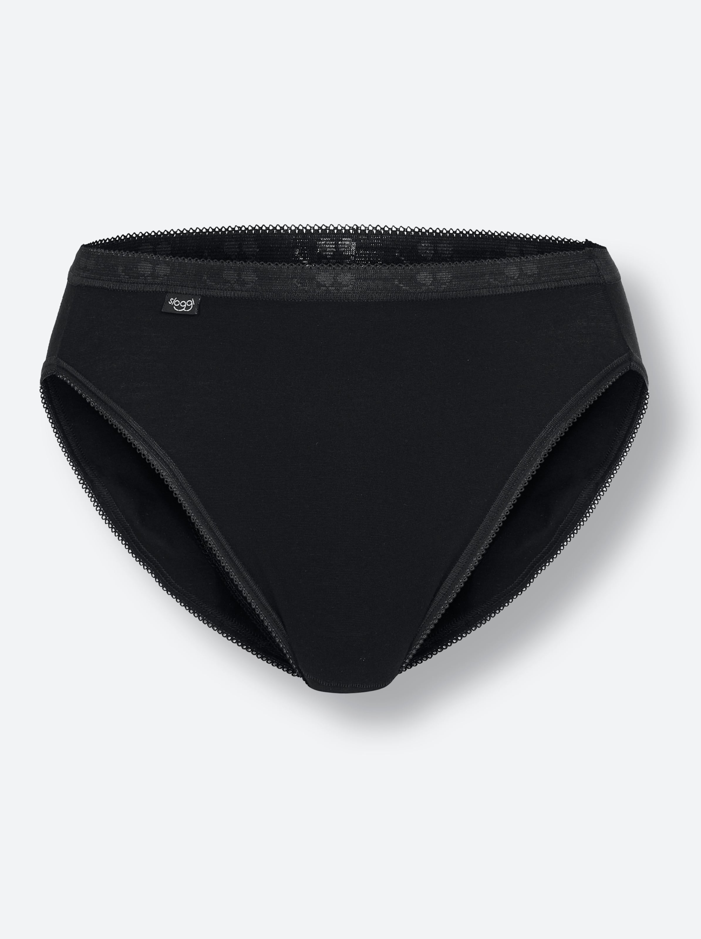 Sloggi Schwarz Basic+ Maxi Slips 3Er-Packung - Bild 8