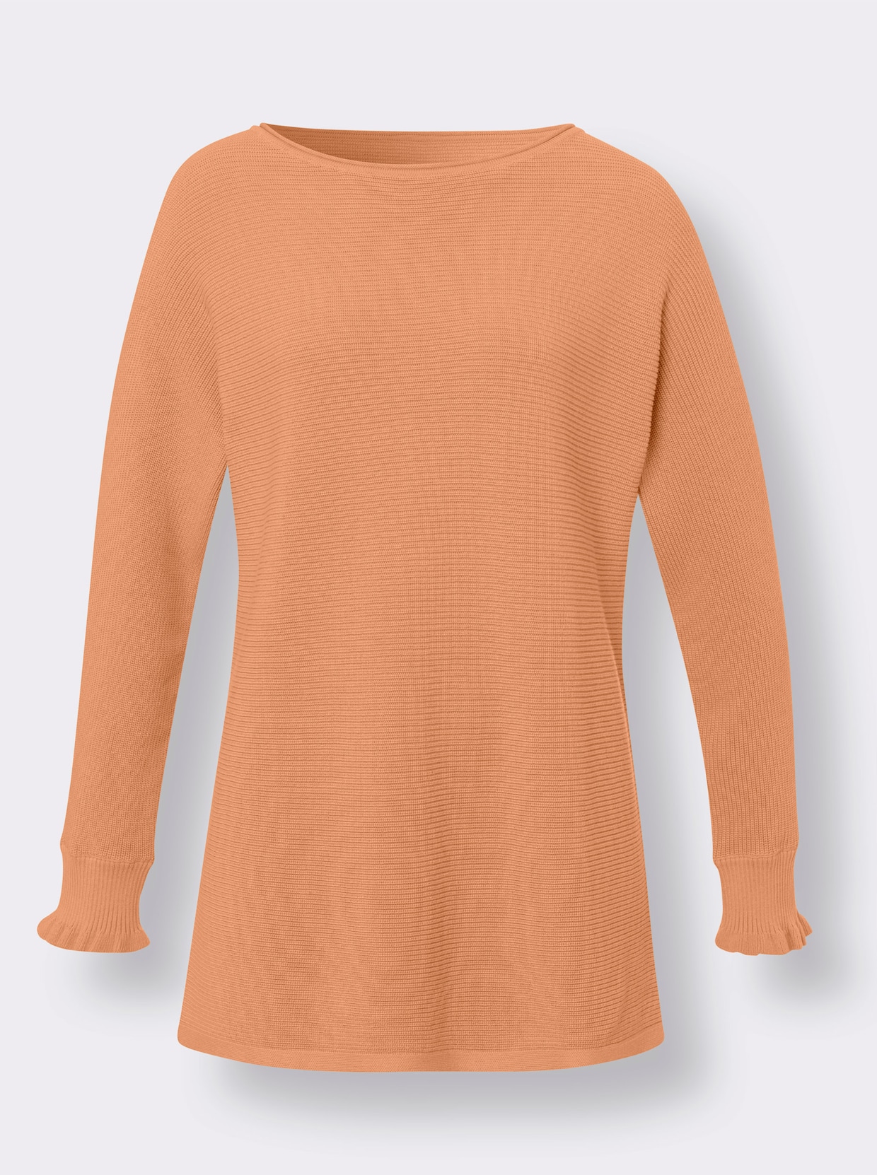 heine Pullover met ronde hals - apricot