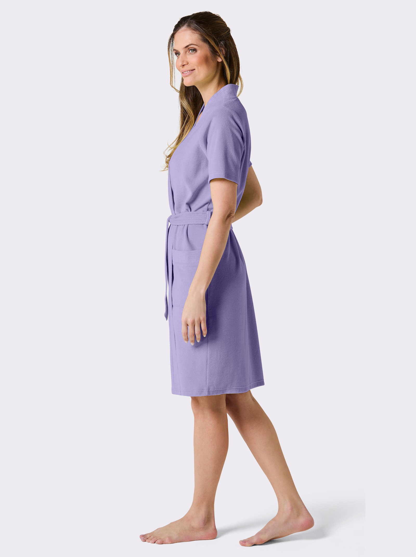 feel good Bademantel - lavendel