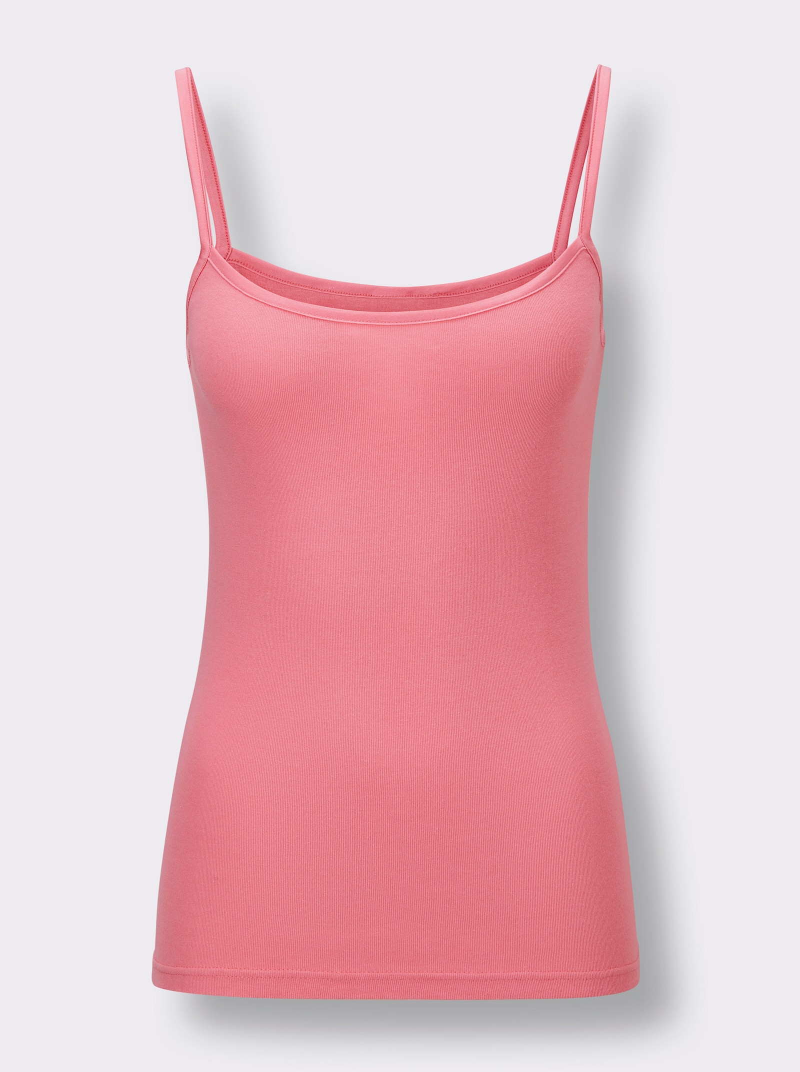 Nina von C. Top van fijnrib - flamingo